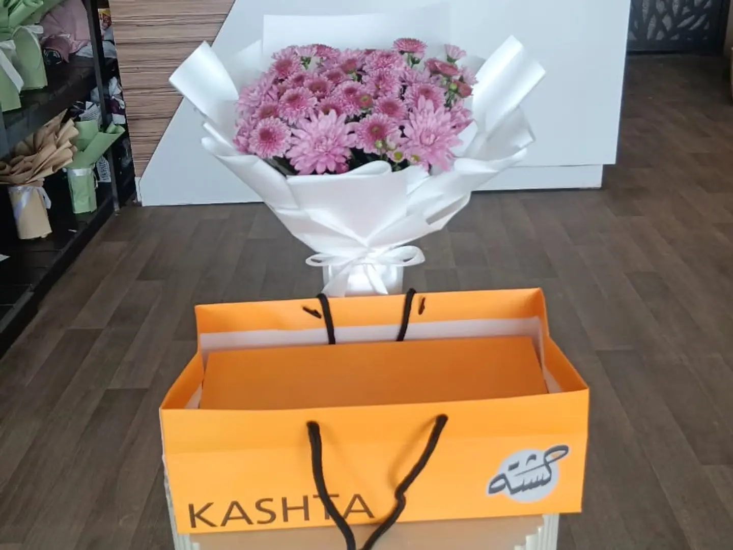 Chocolates With A Bouquet Of Mine