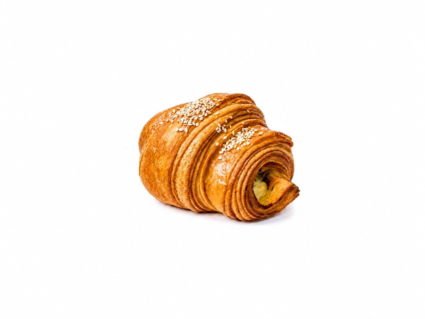 Cheese And Mint Croissant
