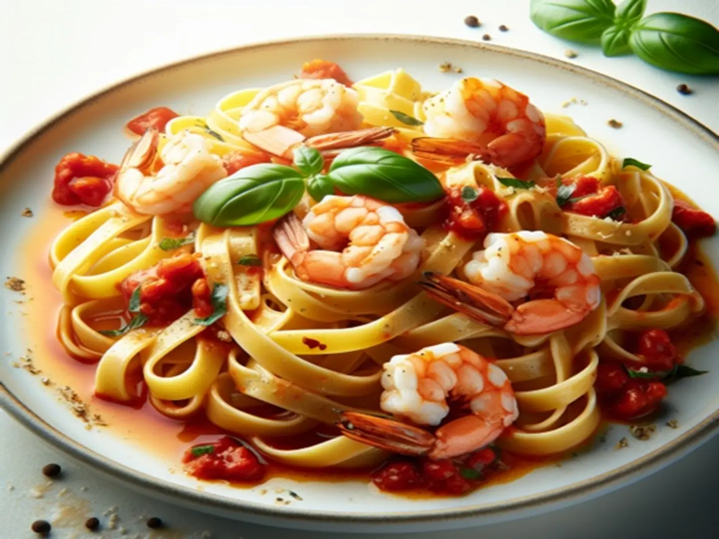 Shrimp Fettuccine