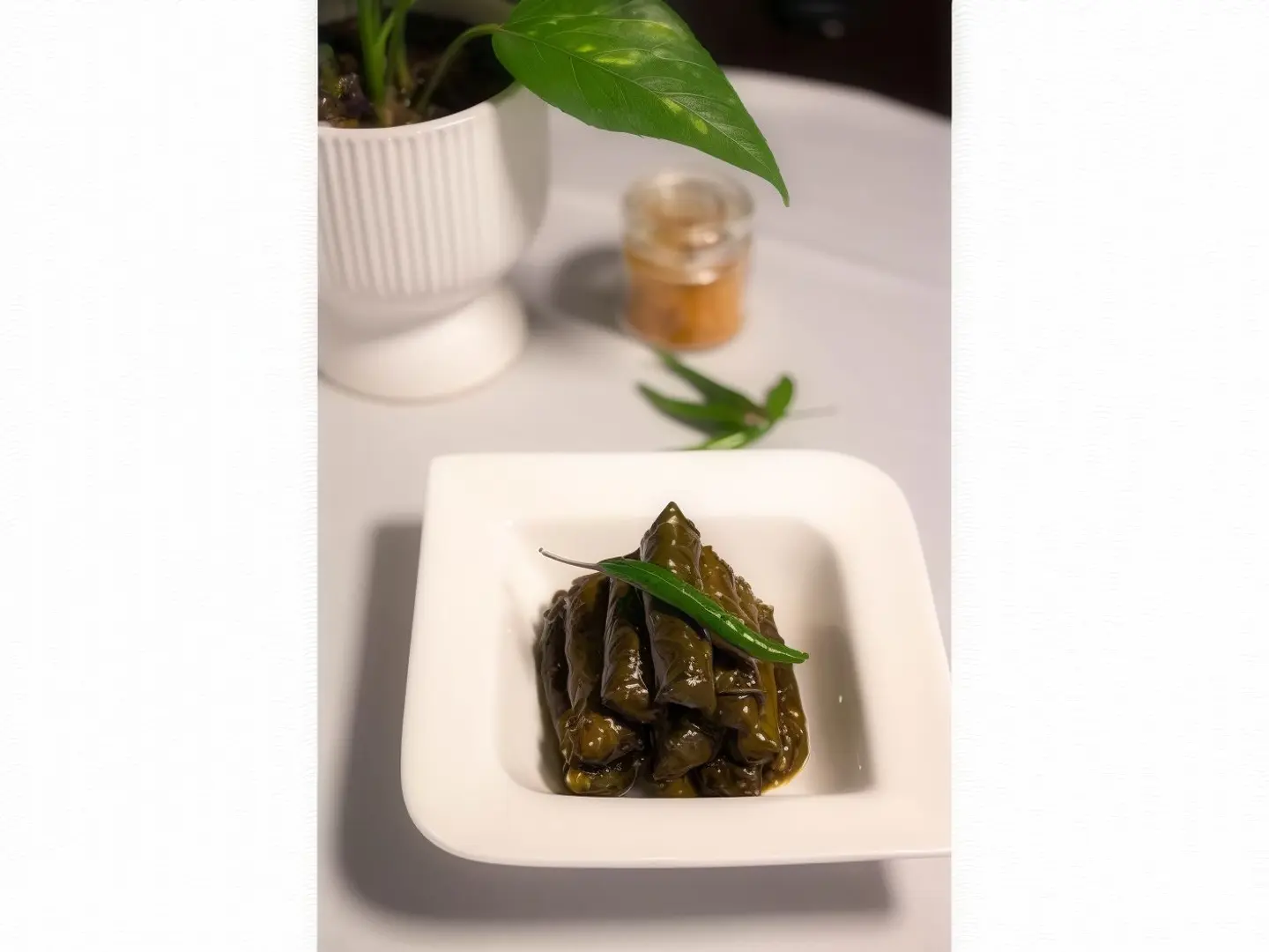 Spicy Grape Leaves - 15 Pieces