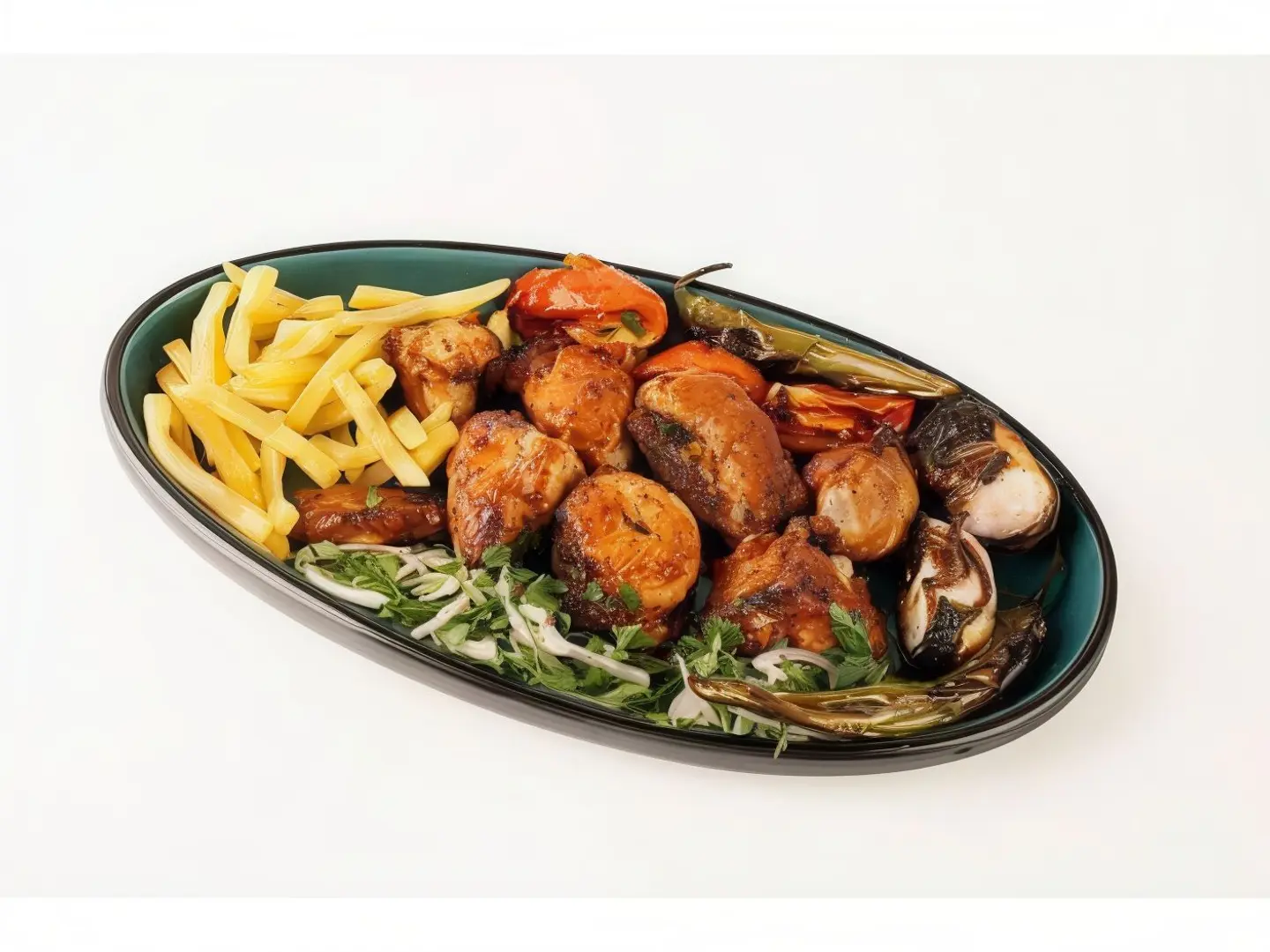 اوصال دجاج بالعضم