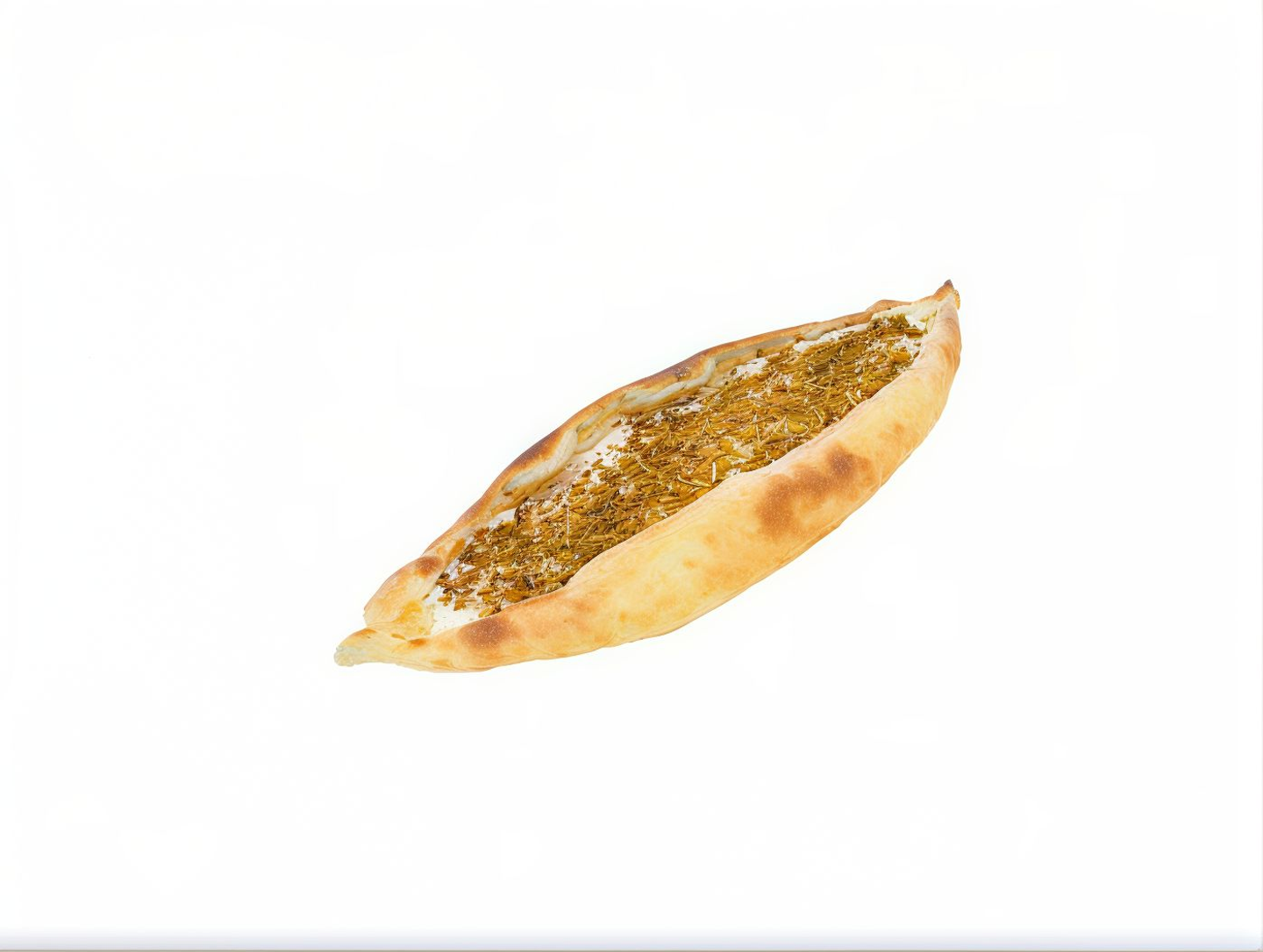 فطيرة لبنة وزعتر