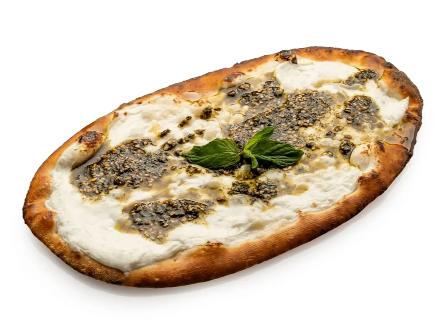 Za'atar Labneh Manqousha