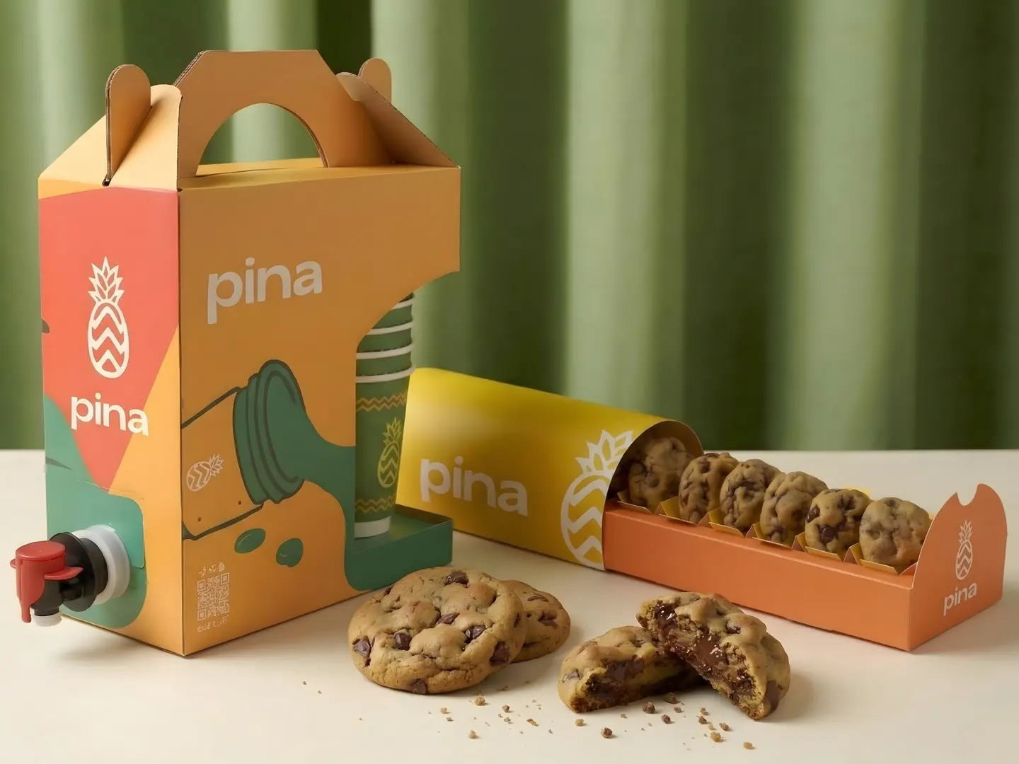 Hot Coffee And Cookies Box Offer