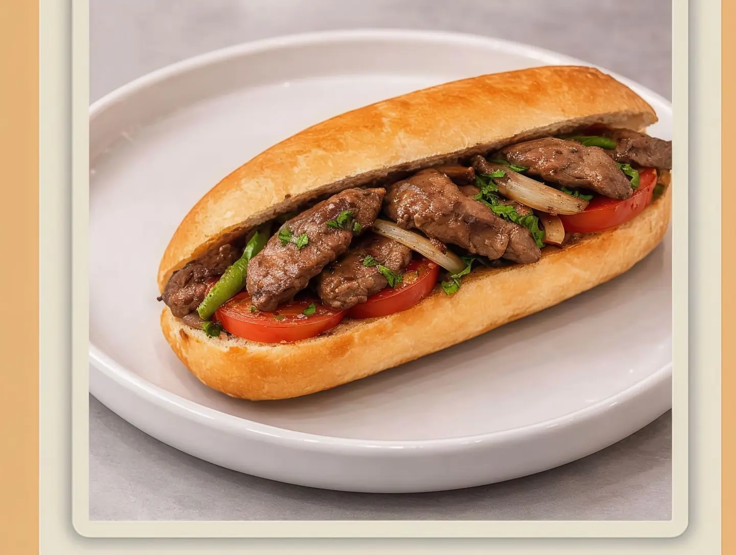 Lamb Liver Sandwich