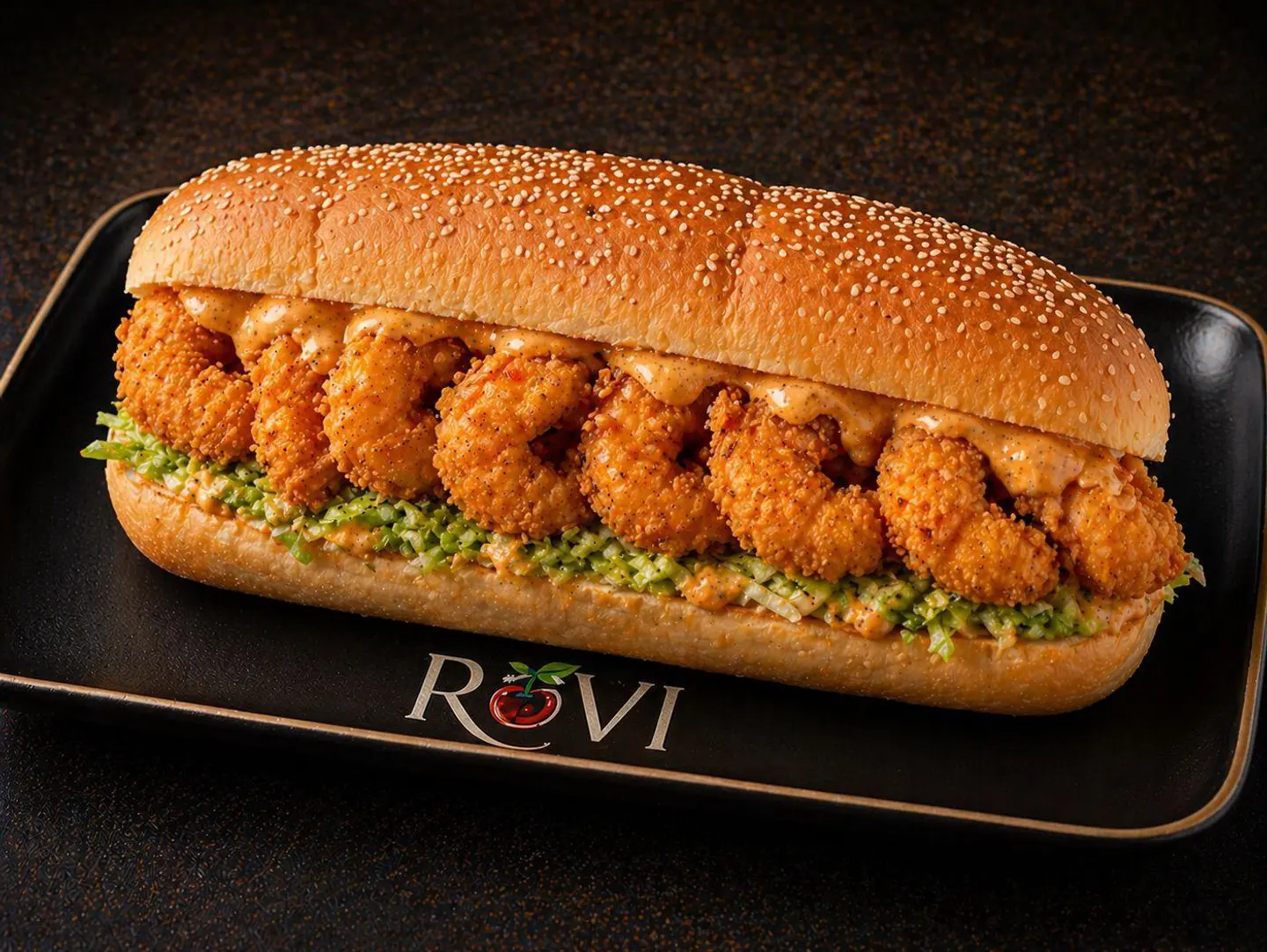 Crispy Shrimp Sandwich