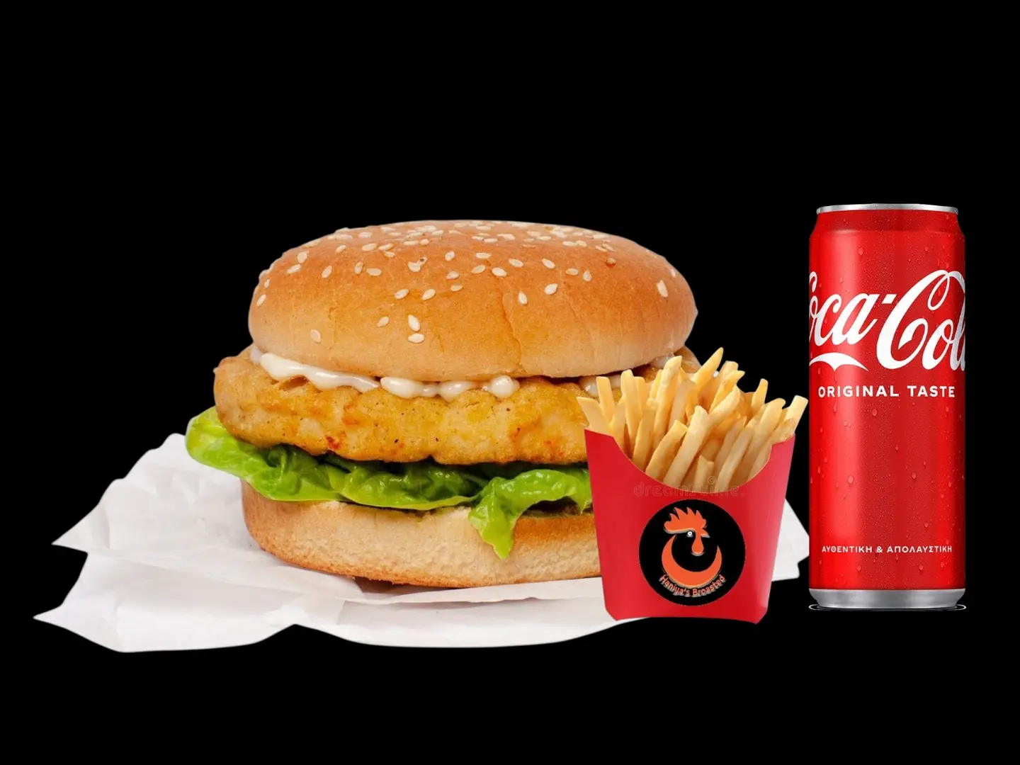 Fresh Chicken Burger Meal Regular