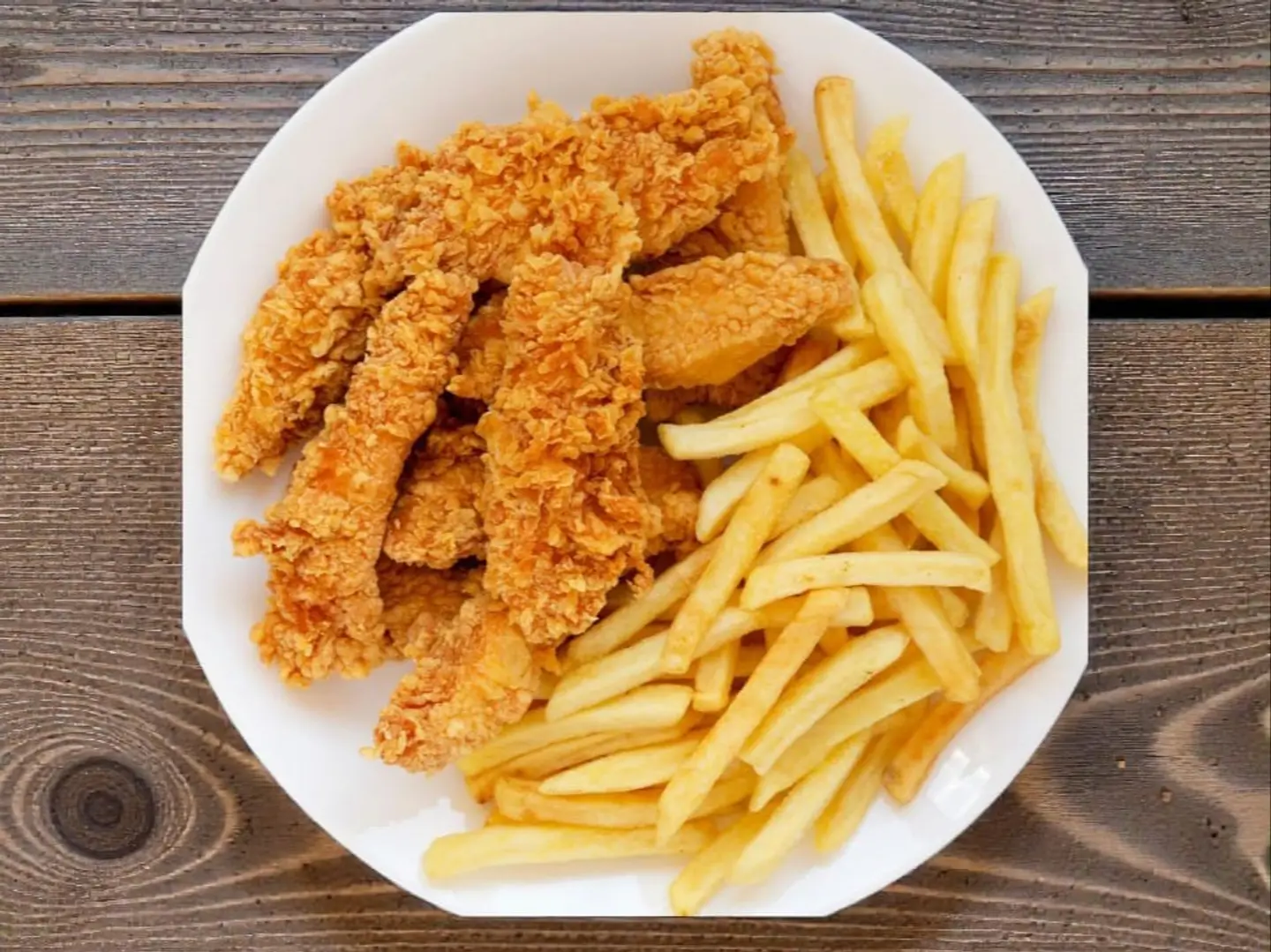 شرائح دجاج حار