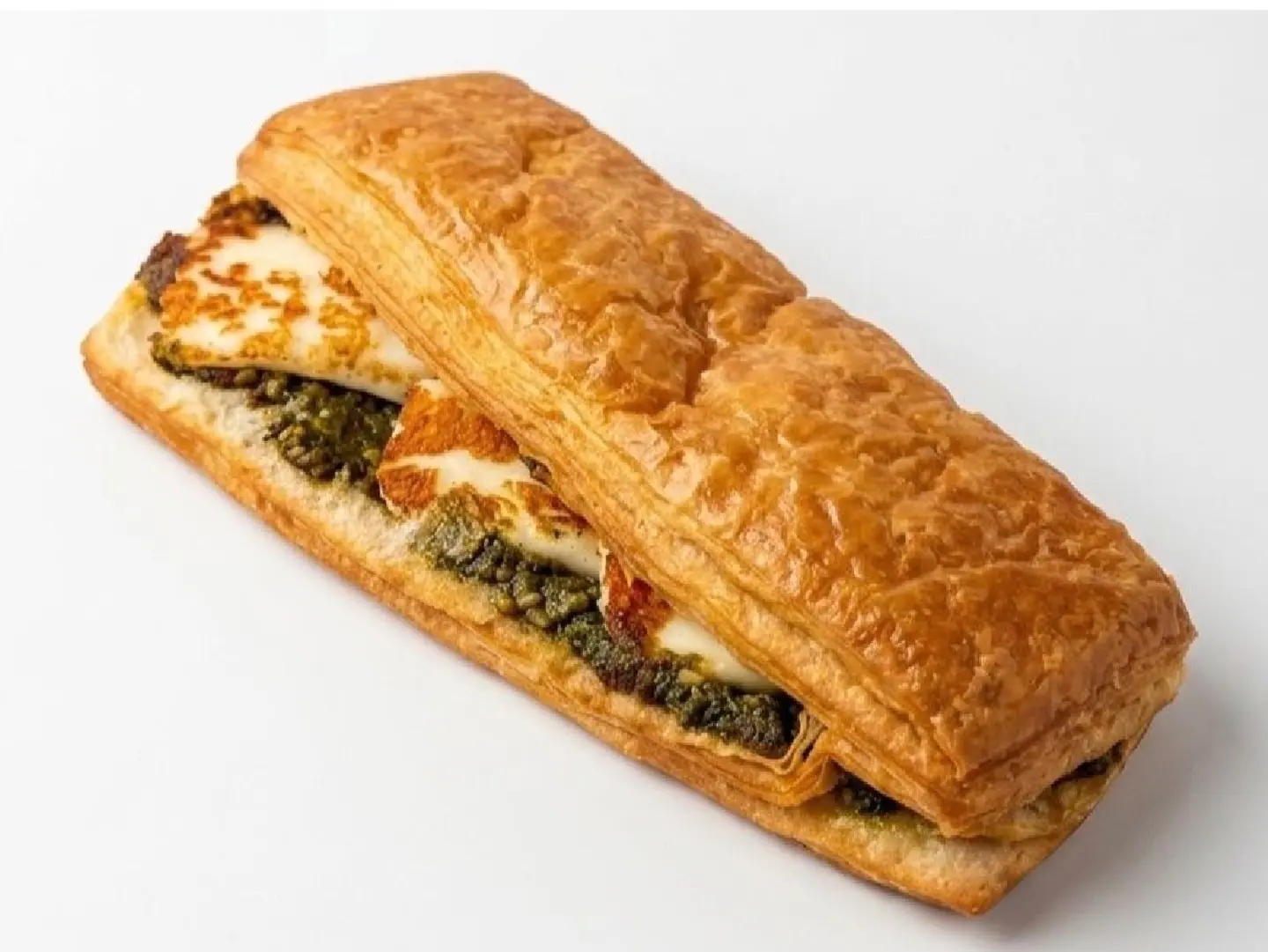 Pesto Halloumi Pie