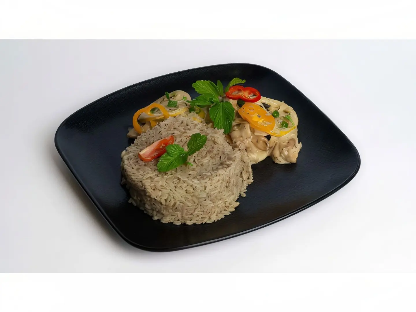 دجاج بالفطر