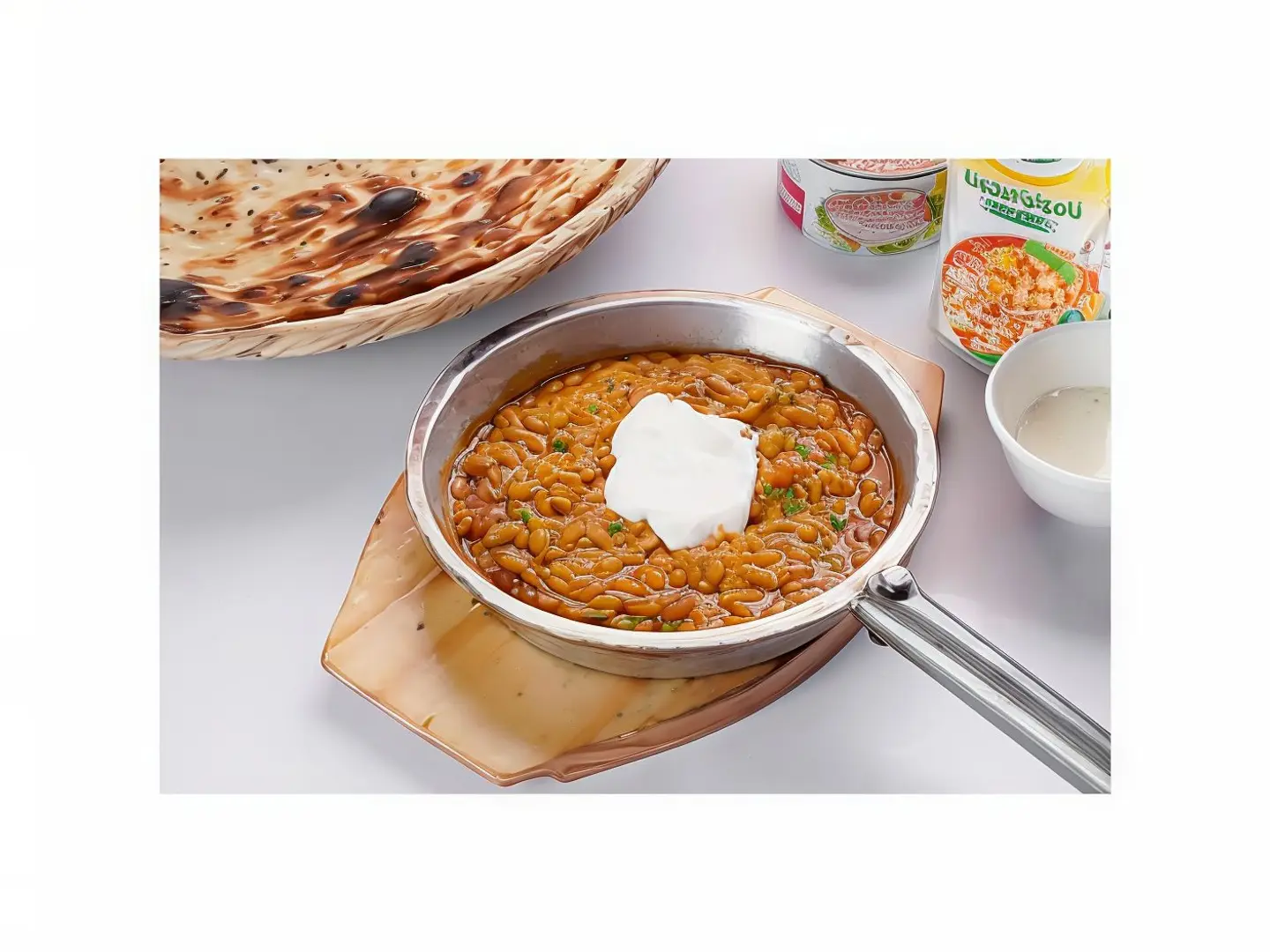 فاصوليا مع الجبن