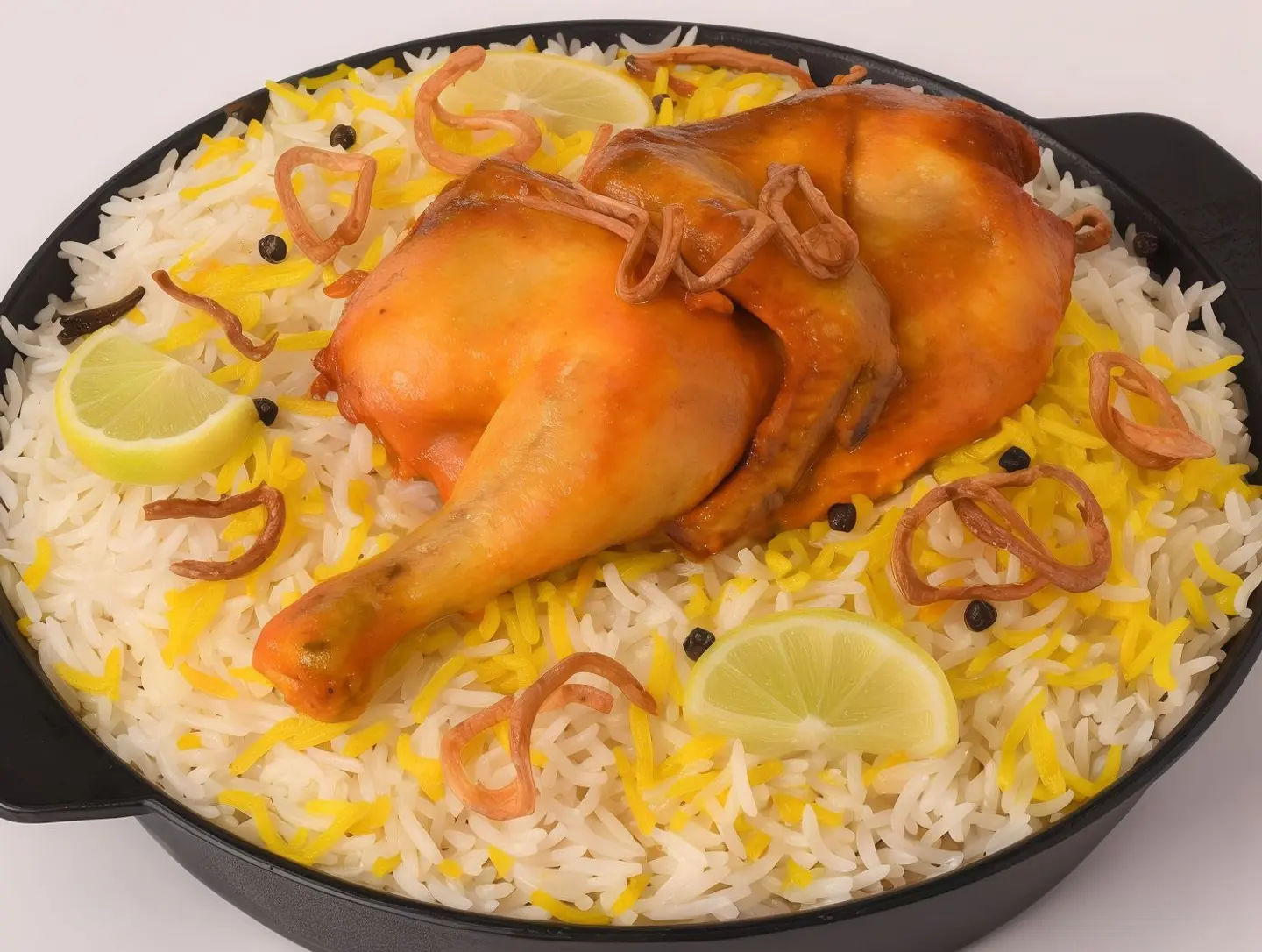 Half Mandi Chicken With Mandi Rice