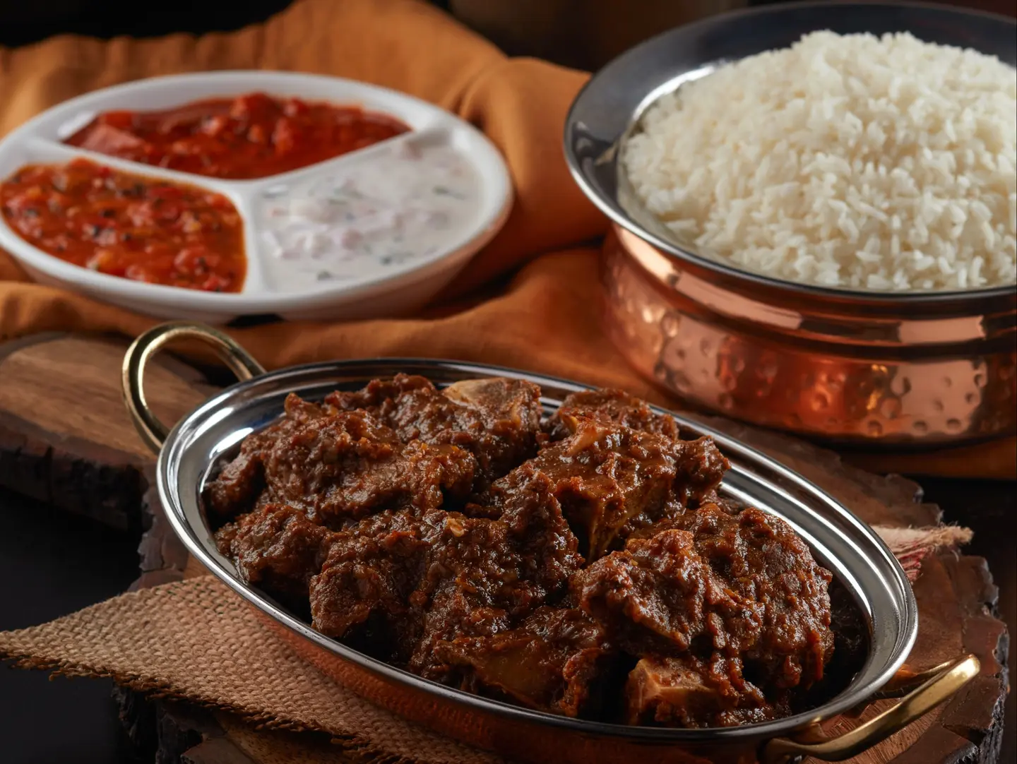 Beef Curry + Ghee Rice