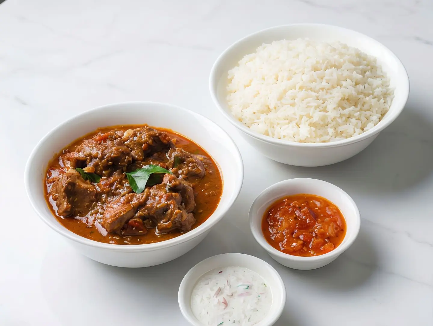 كاري لحم بقري أرز السمن