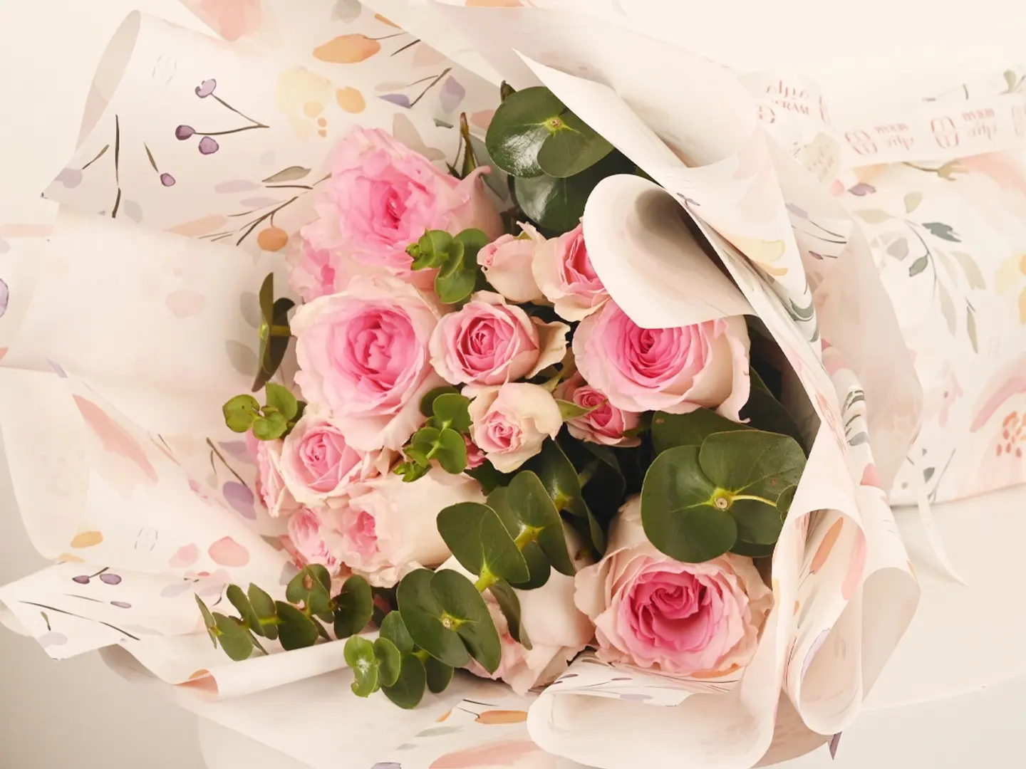 باقه الصديقه الورديه