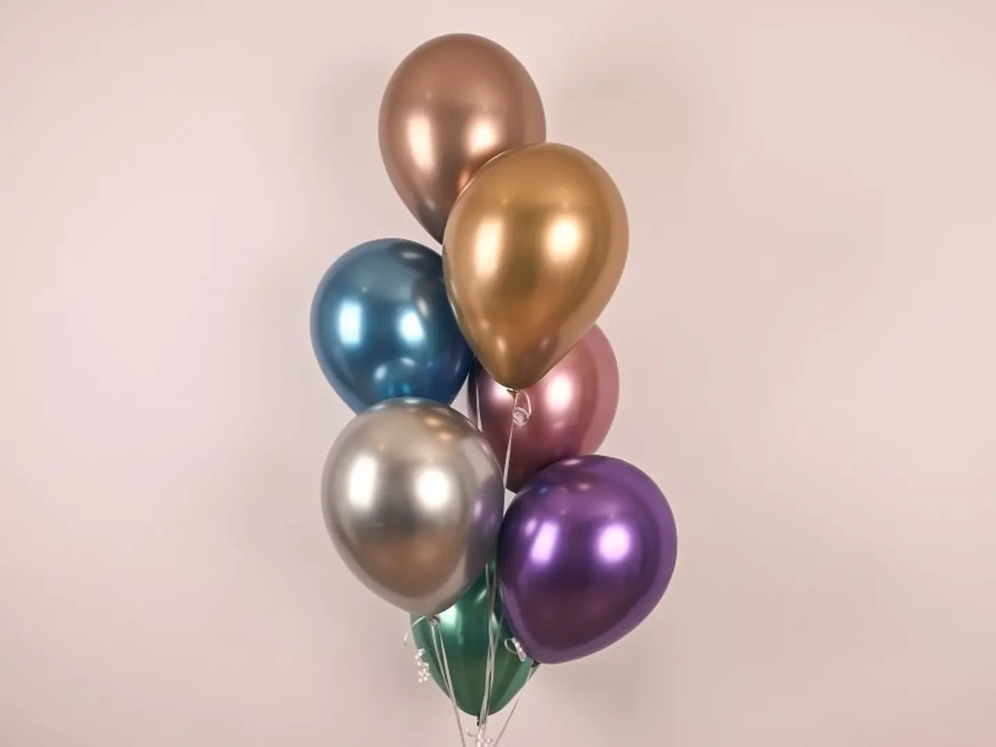 بالونات هيليوم كروم اللامعه
