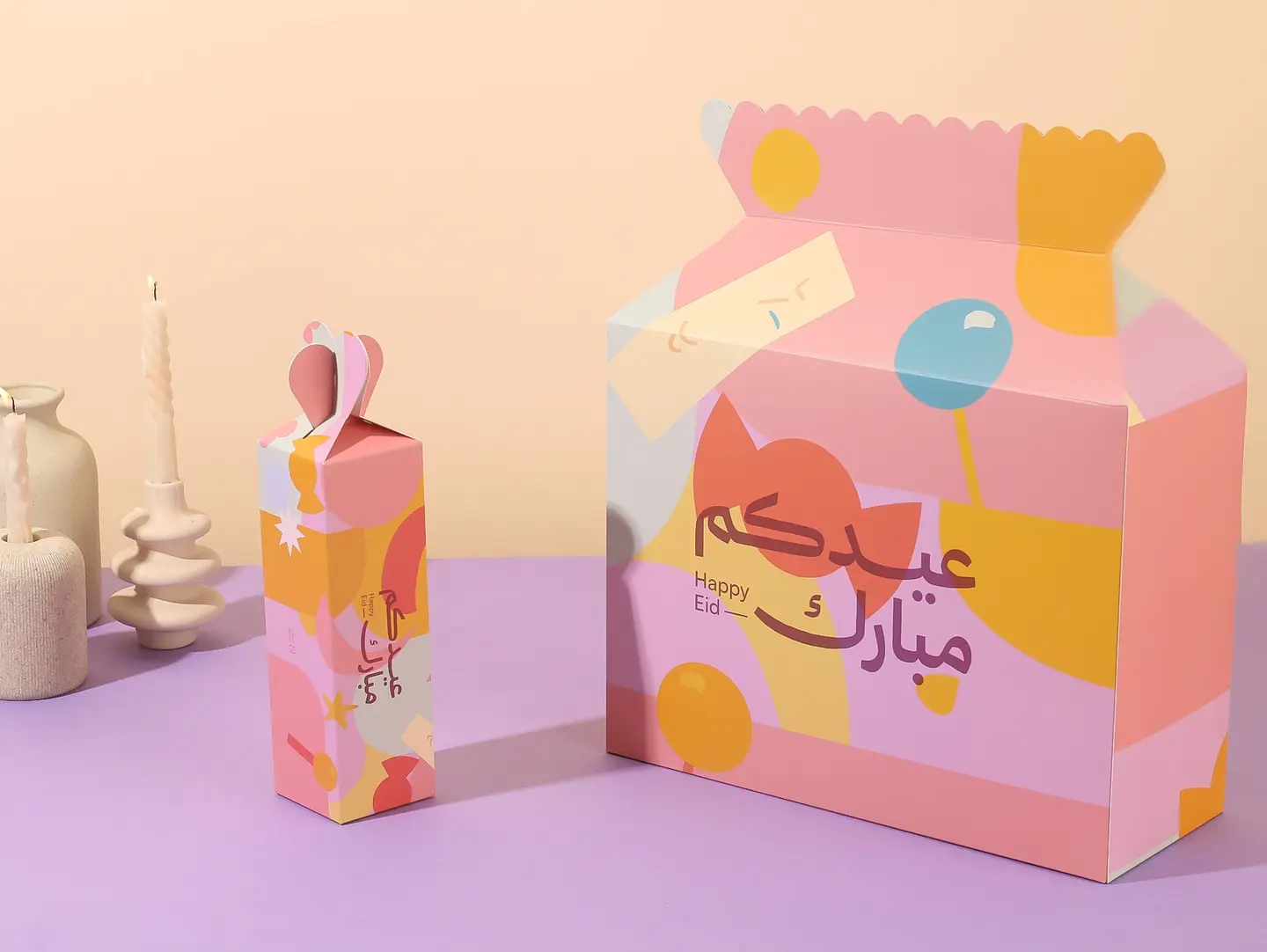 توزيعات العيد بثيم الحلوى
