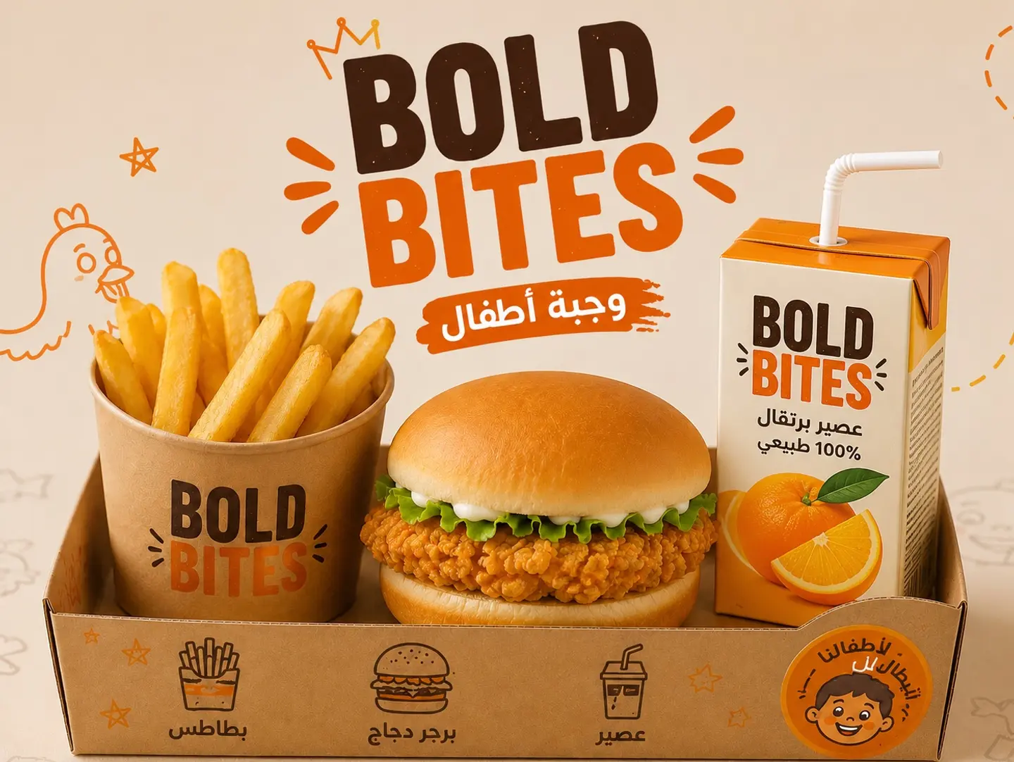 Kids Fillet Burger Meal