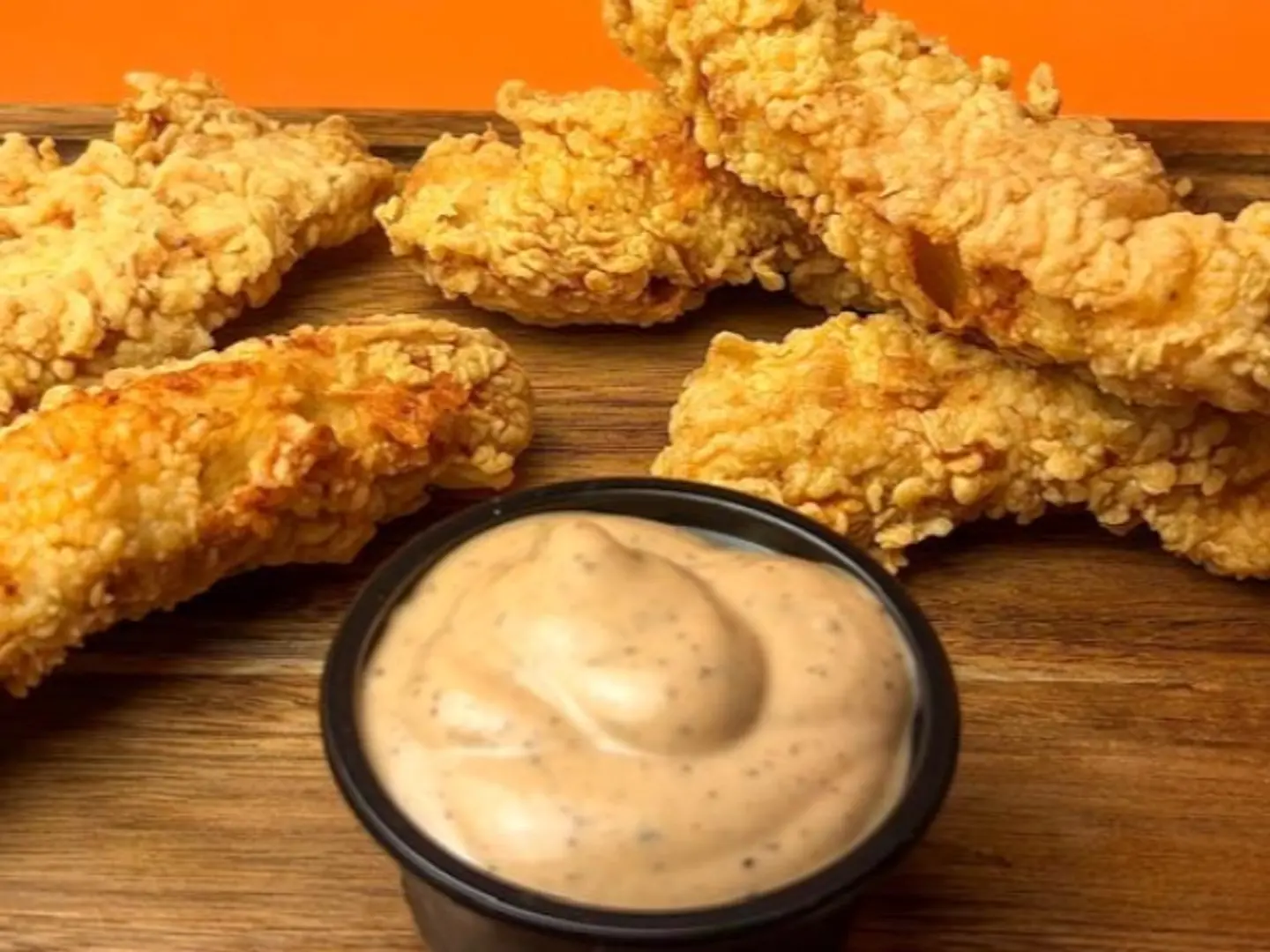 خمس أصابع الدجاج حراق بالتوابل