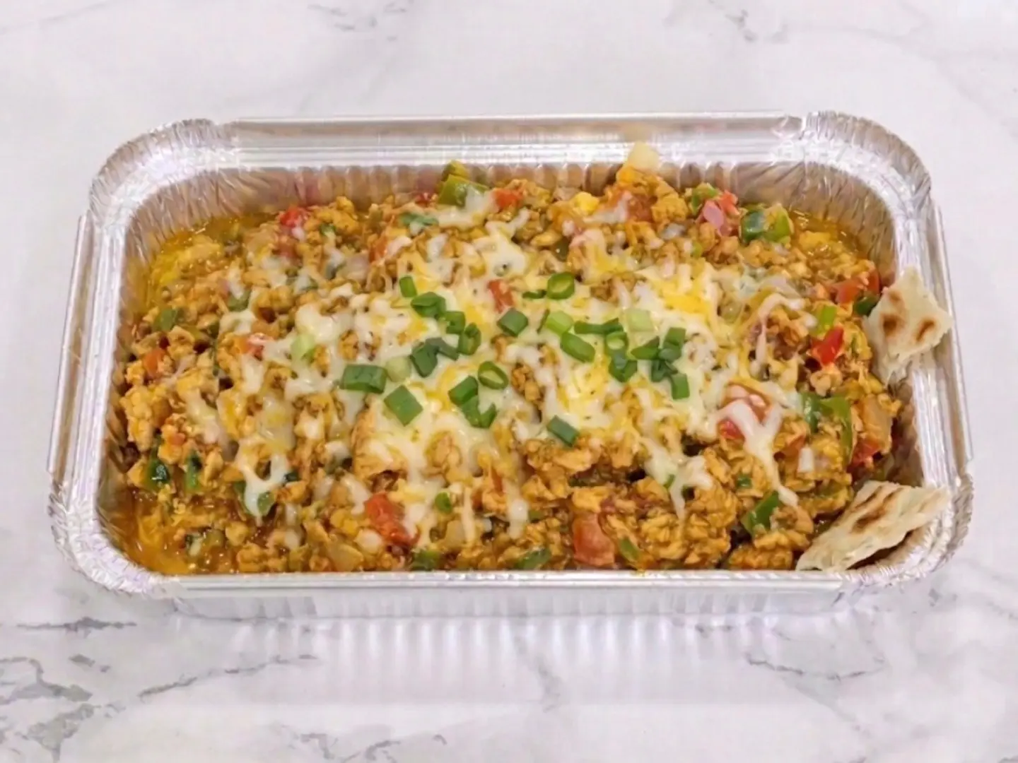 صحن دجاج جبن