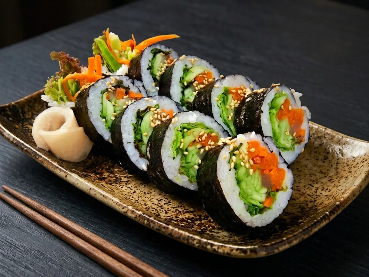 Veggie. Kimbap