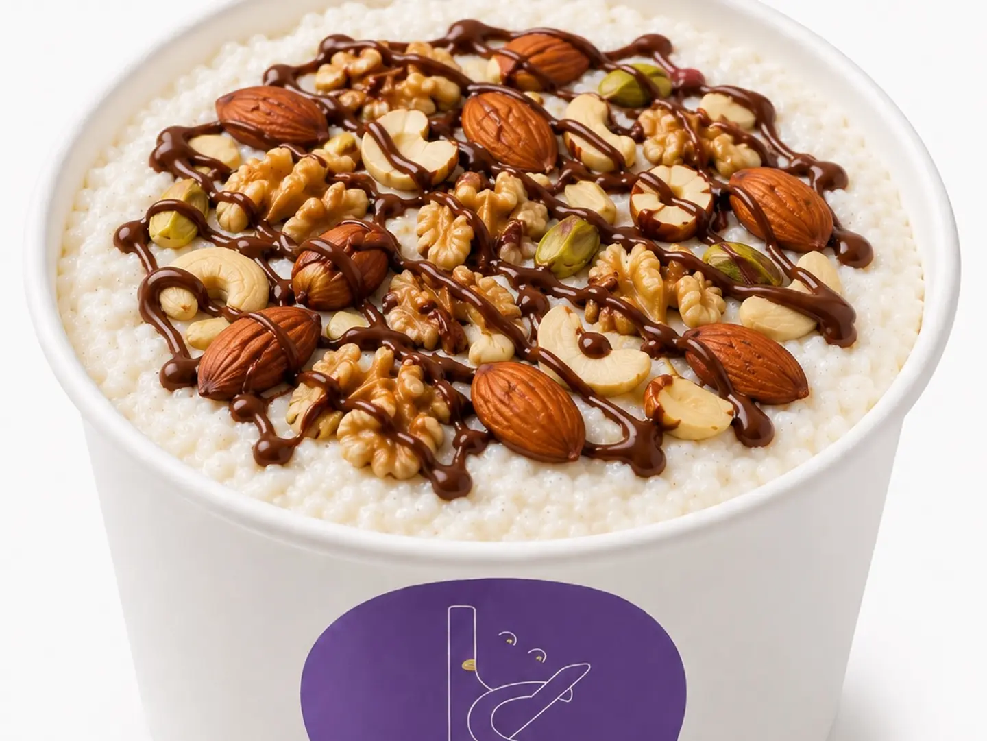 رز بلبن بالمكسرات