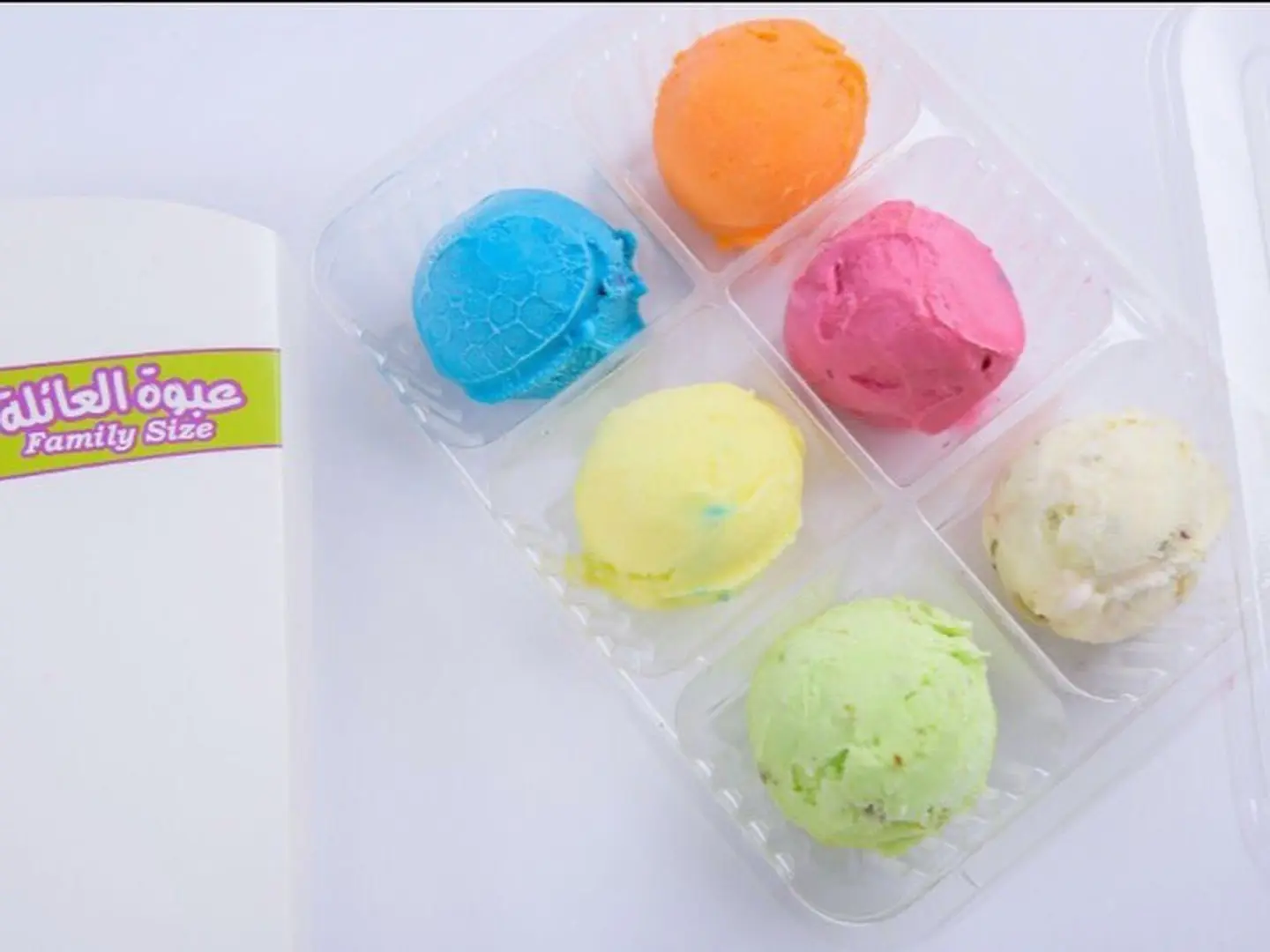 6 Scoops Of Biqidash Ice Cream