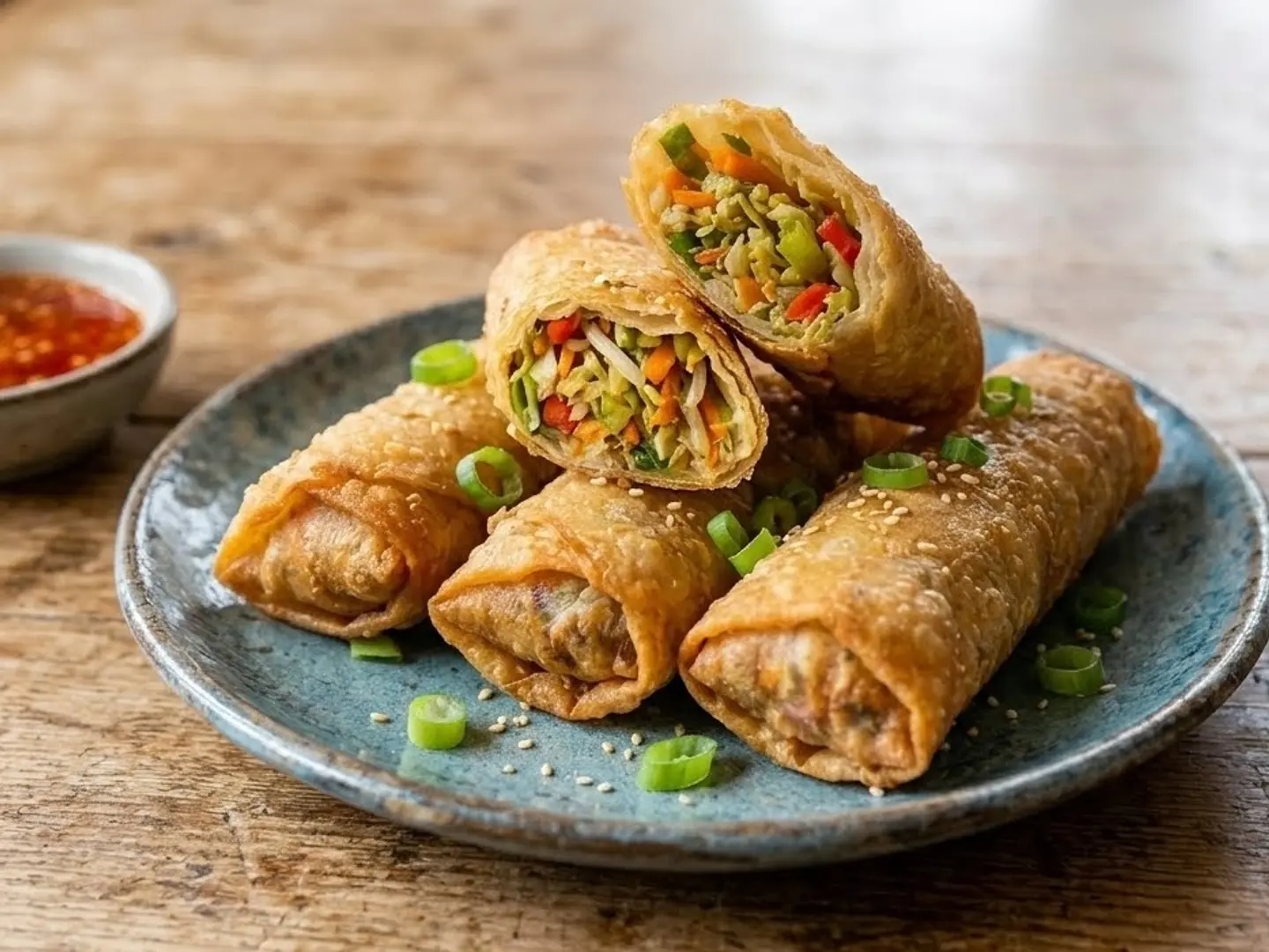 Vegetable Spring Rolls (4 Pieces)