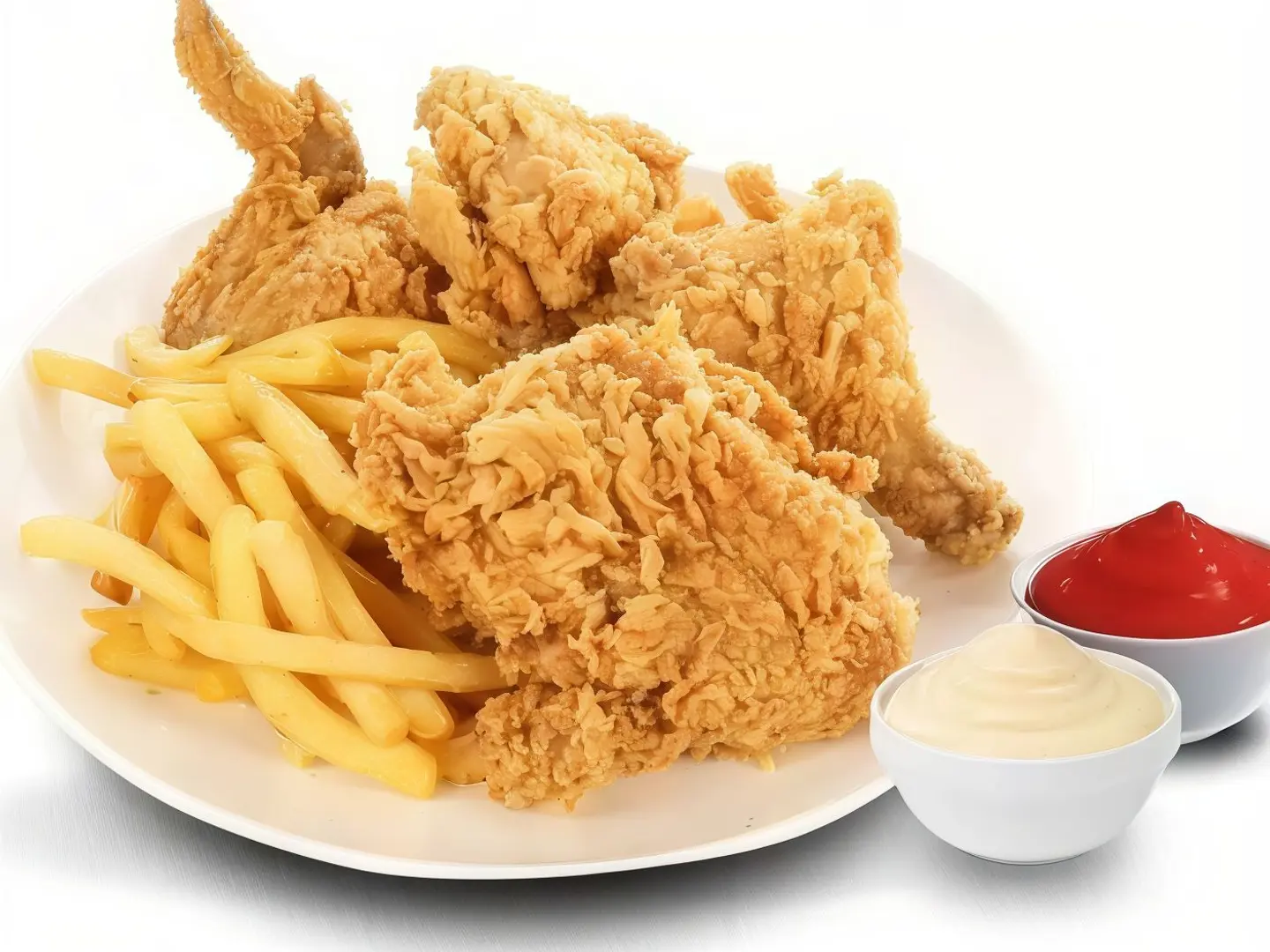 دجاج بروستد 4 قطع