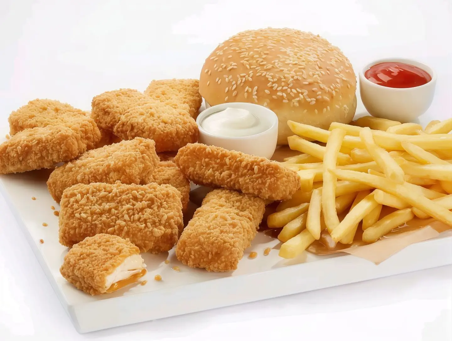 وجبة ناجتس الدجاج 10 قطع