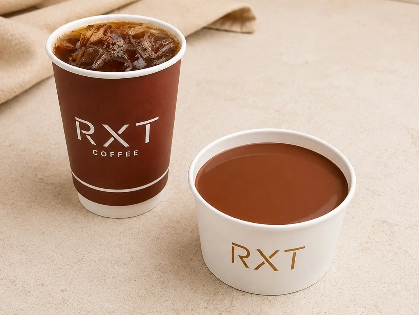 Today's Coffee Is Large And The Chocolate Pudding Is Delicious.