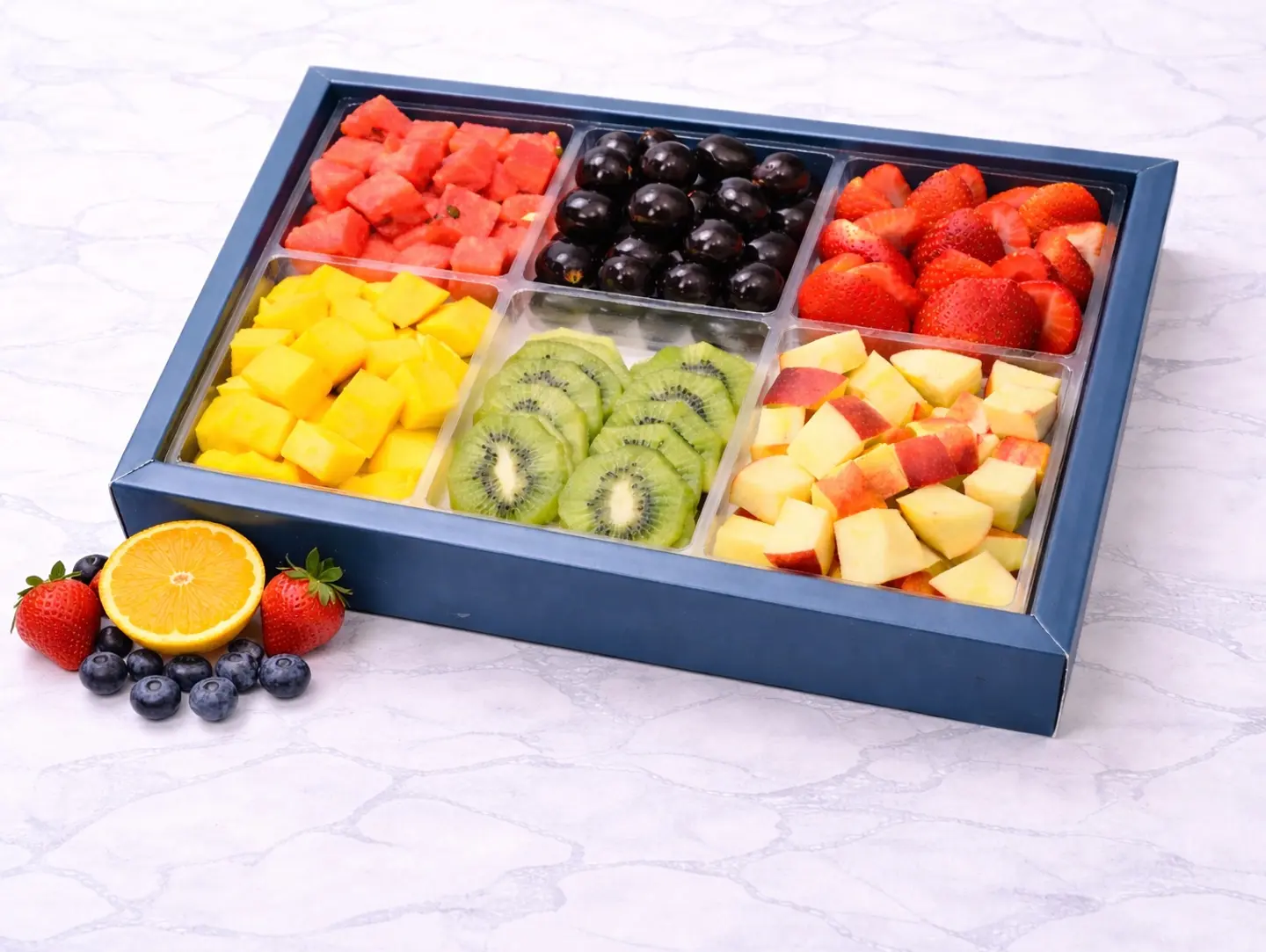 طبق فواكة - وسط