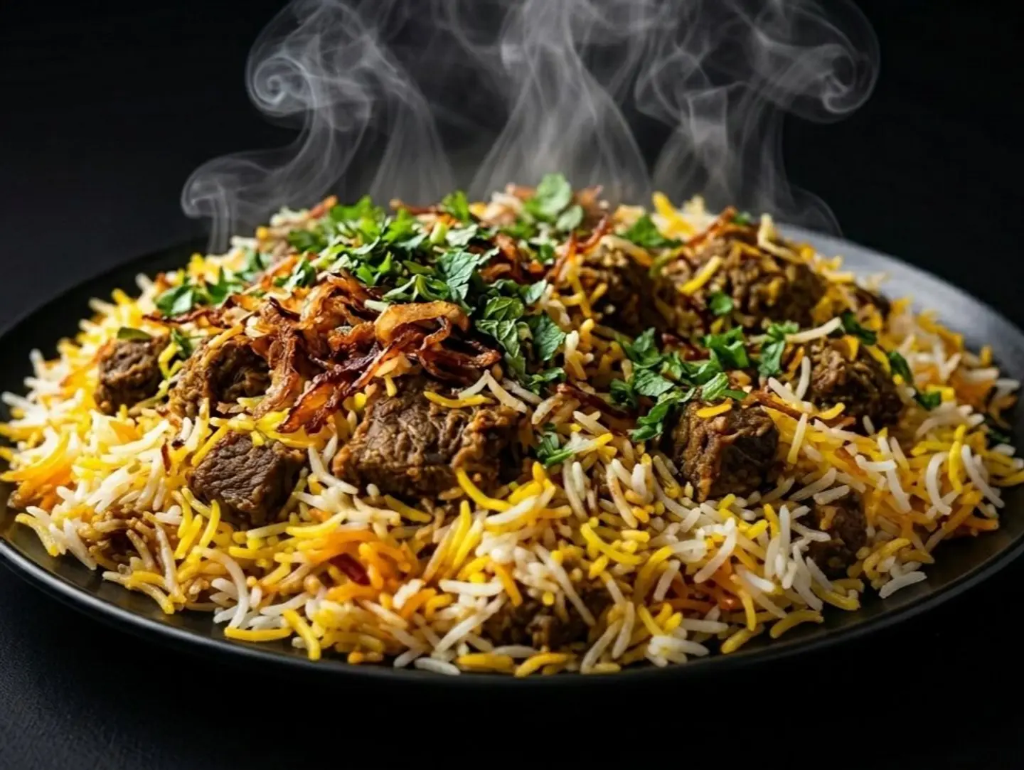 Beef Biryani - Mutton Biryani Half