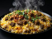 برياني لحم - نصف برياني لحم الضأن