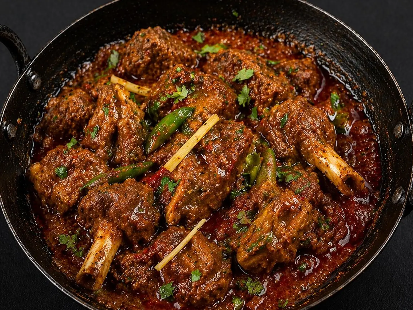 Mutton Masala Karhai Half