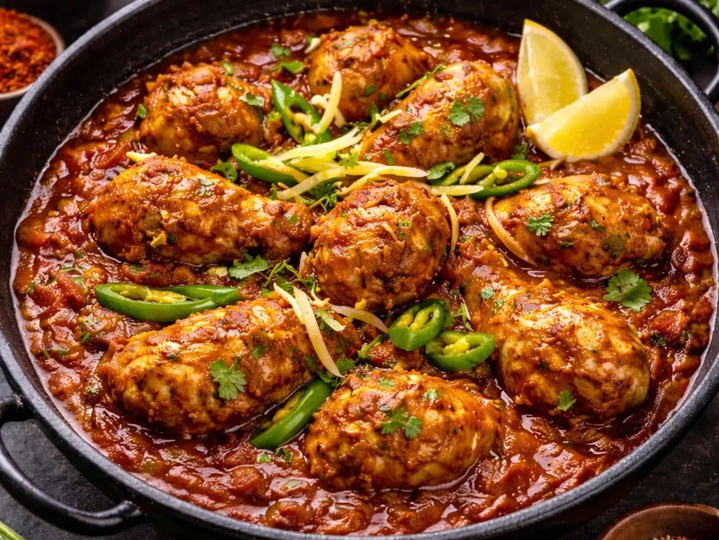 Traditional Chicken Karhai Half