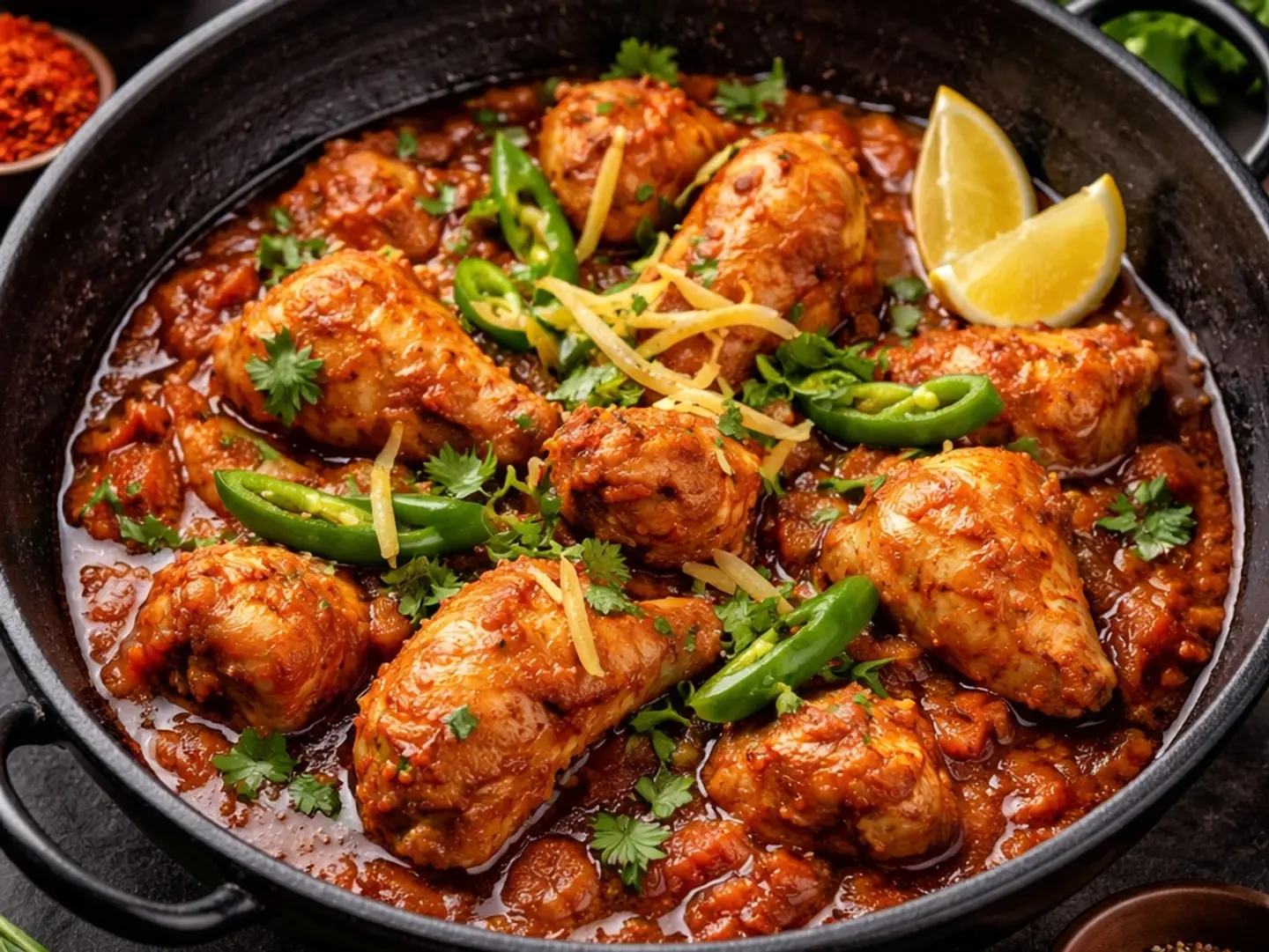 Traditional Mutton Karhai Half