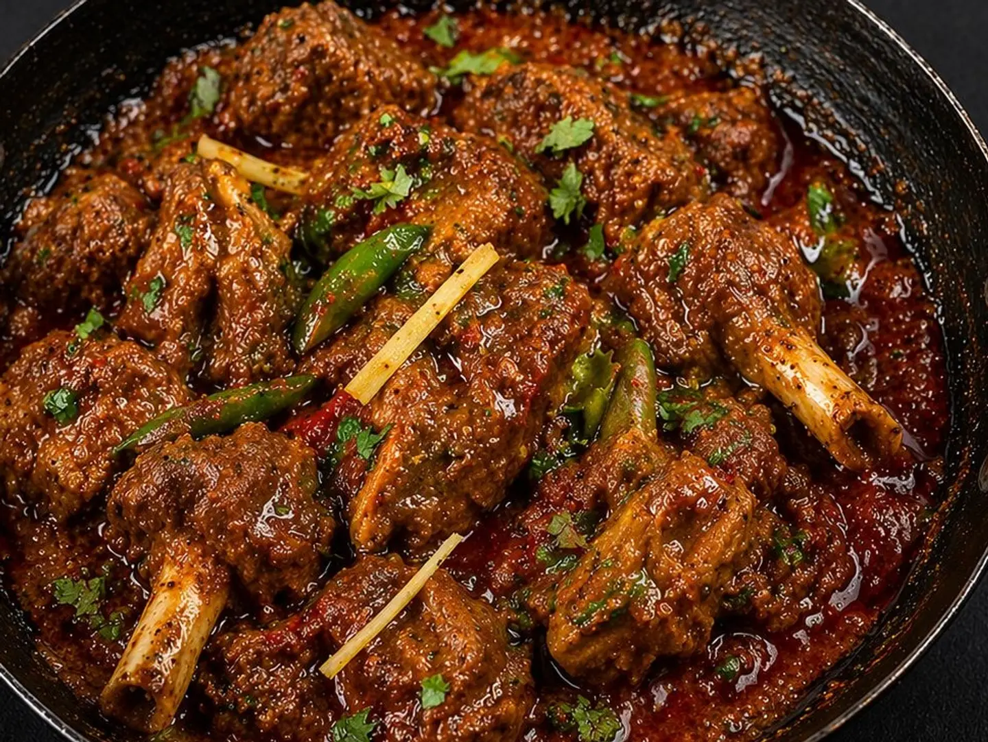 Mutton Masala Karhai Full