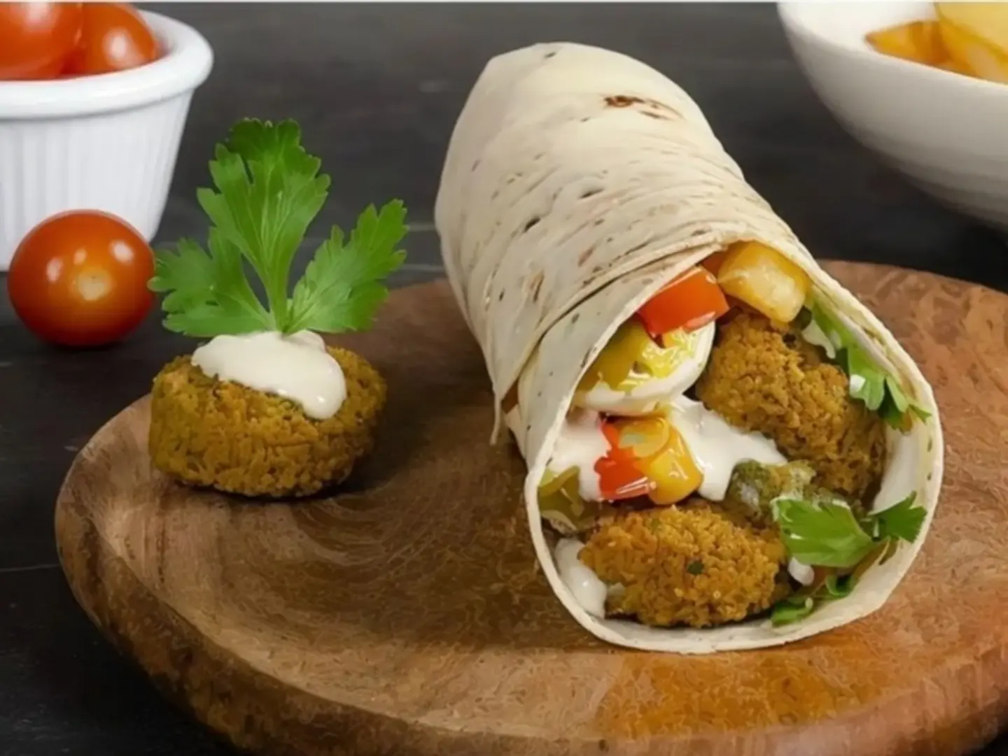 Egg Falafel Sandwich - Ordinary Bread