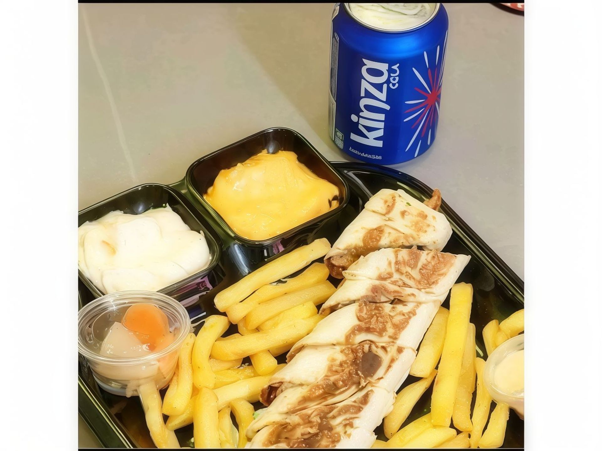 شاورما دجاج عربي وكينزا - عادي