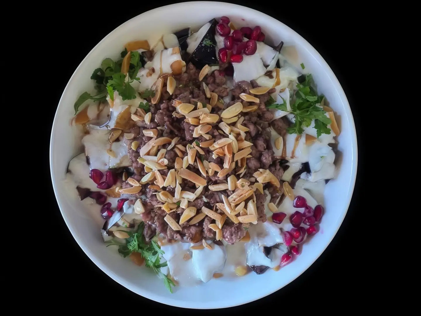 Eggplant Fatteh