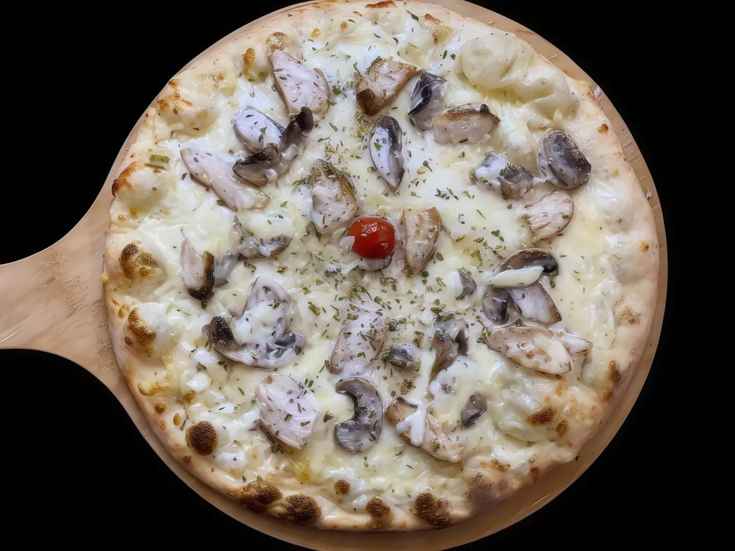 Chicken Alfredo Pizza