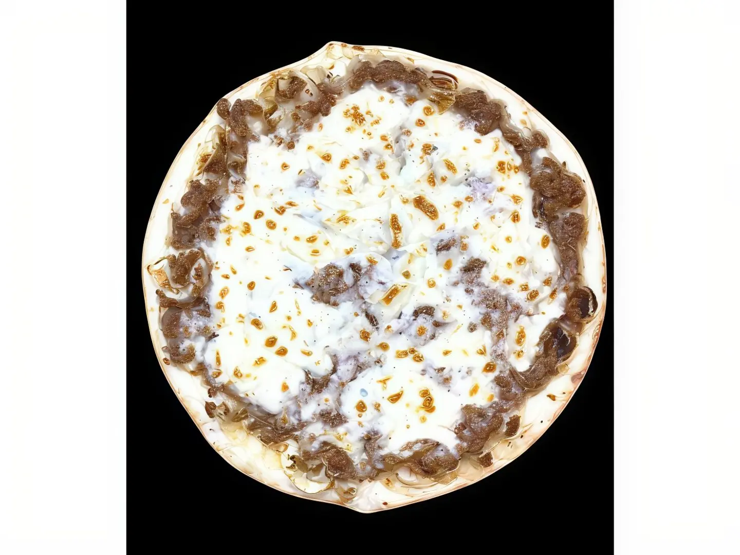 Lahm Bi Ajeen With Mozzarella