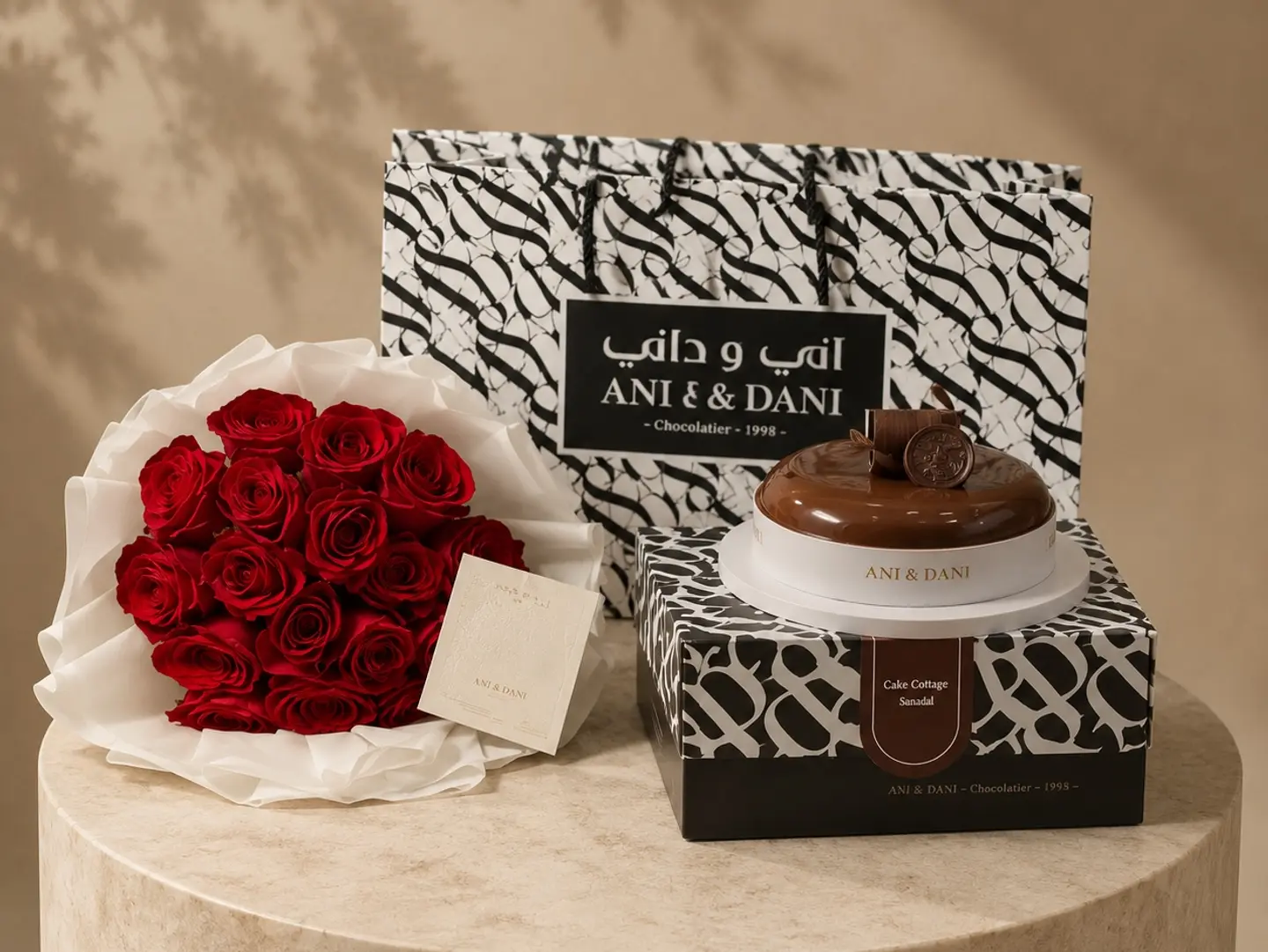 A Bouquet Of Emotions With Aani & Dani 'S Cake