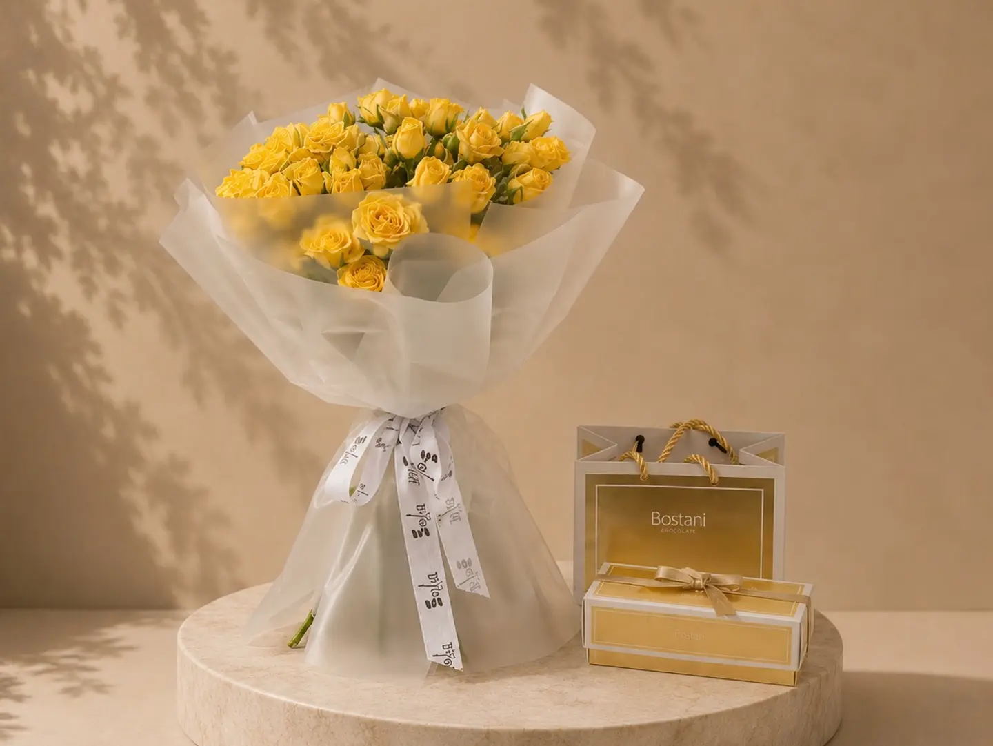A Bouquet Of Beauty With Bostani Chocolates