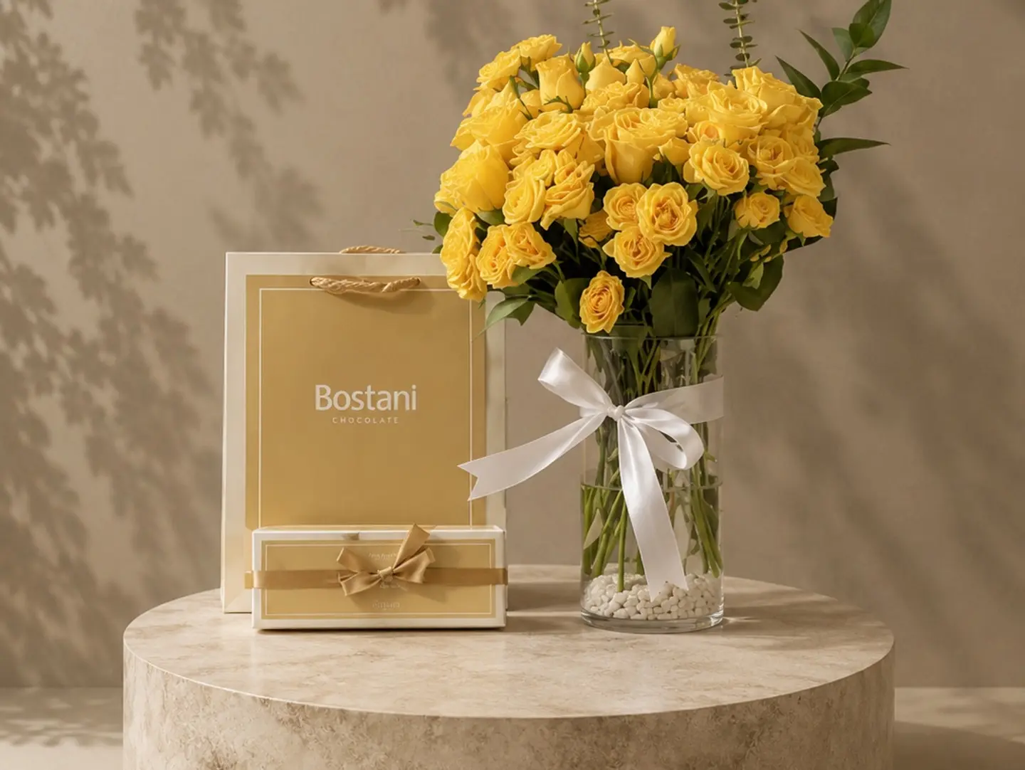 A Unique Vase With Bostani Chocolates