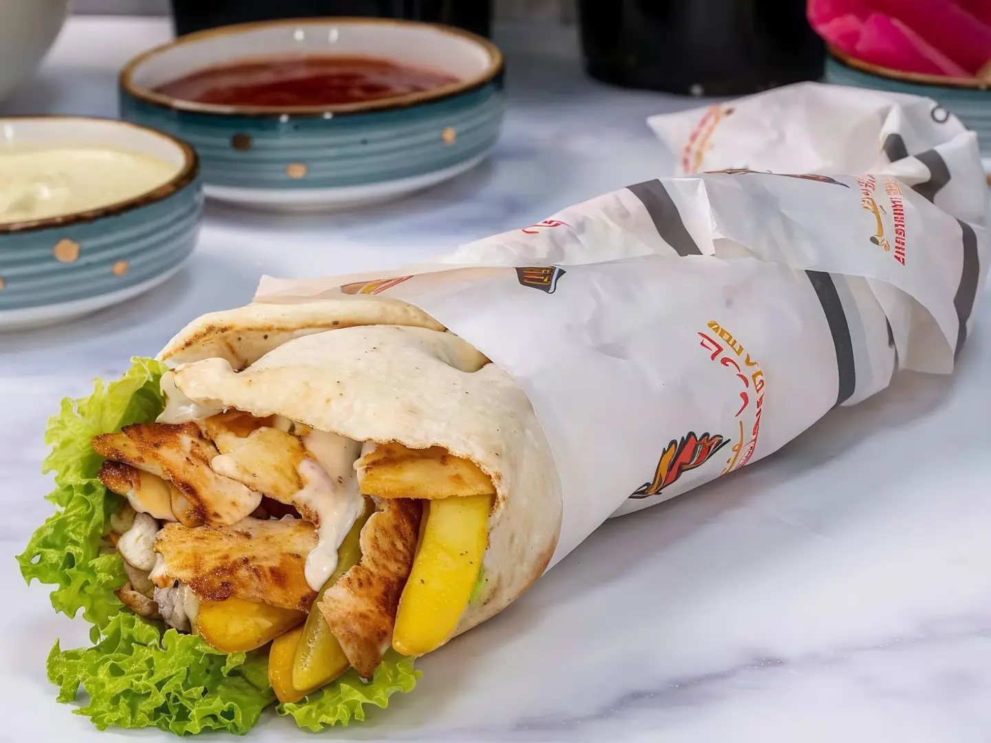 Cheese Shawarma Sandwich