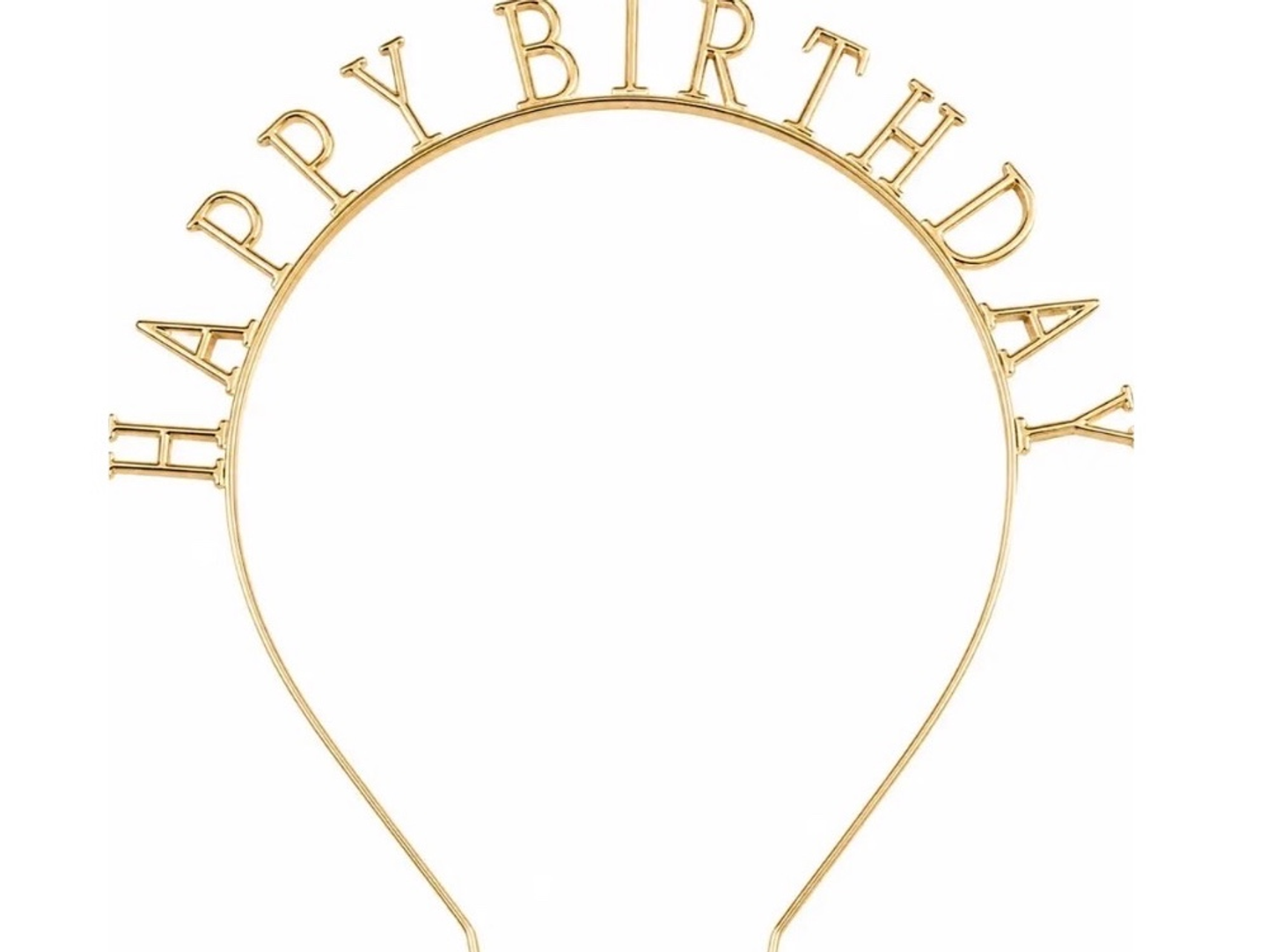 Birthday Crown Gold
