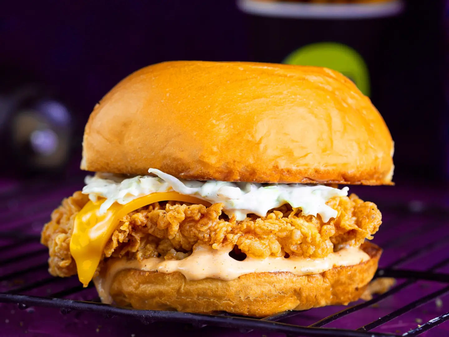 Crunchy Caesar Burger