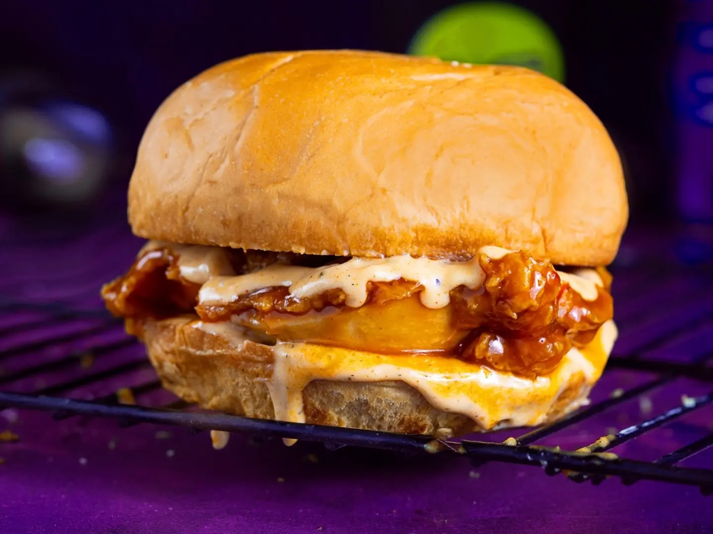 Crunchy Maple Burger